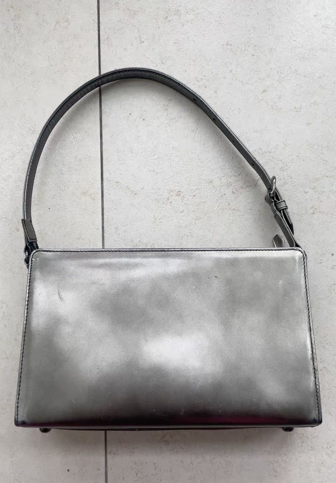 Jean Paul Gaultier Jean Paul Gaultier jpg. Vintage silver Guns N' Roses bag Size ONE SIZE - 3 Thumbnail