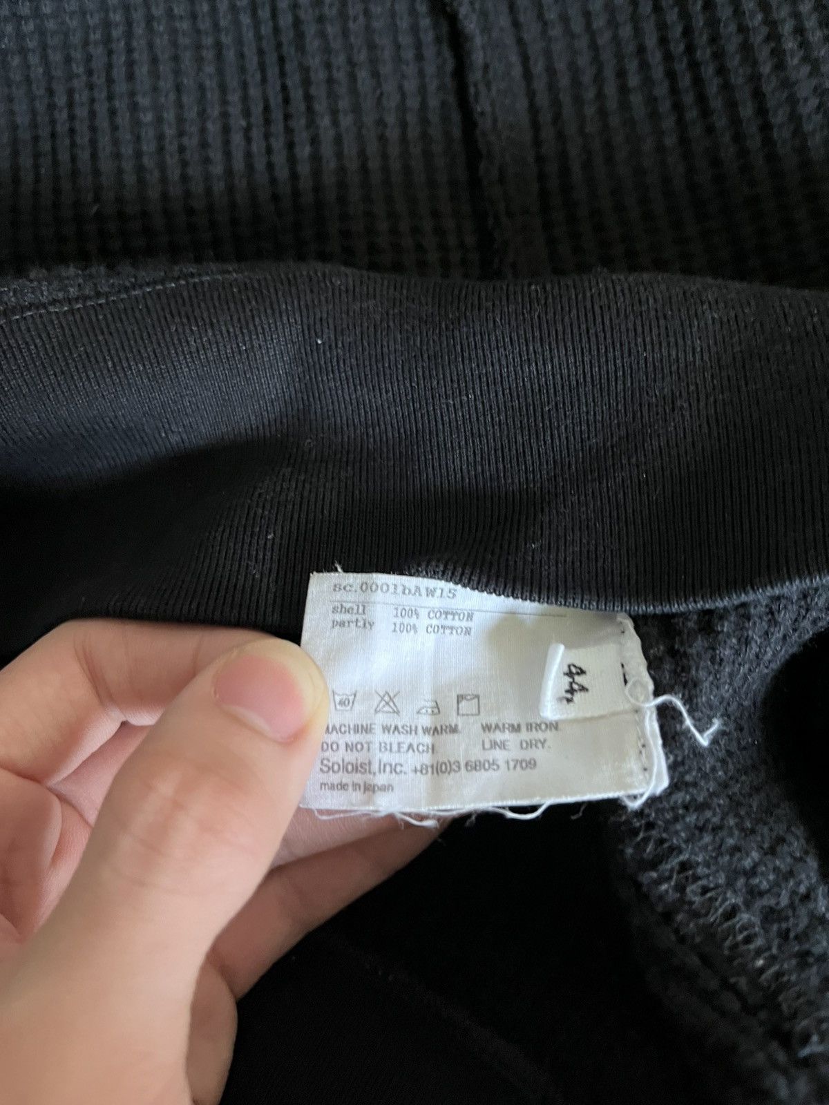 Takahiromiyashita The Soloist. Soloist AW15 Thermal Knit Long Sleeve Shirt Size US M / EU 48-50 / 2 - 5 Thumbnail