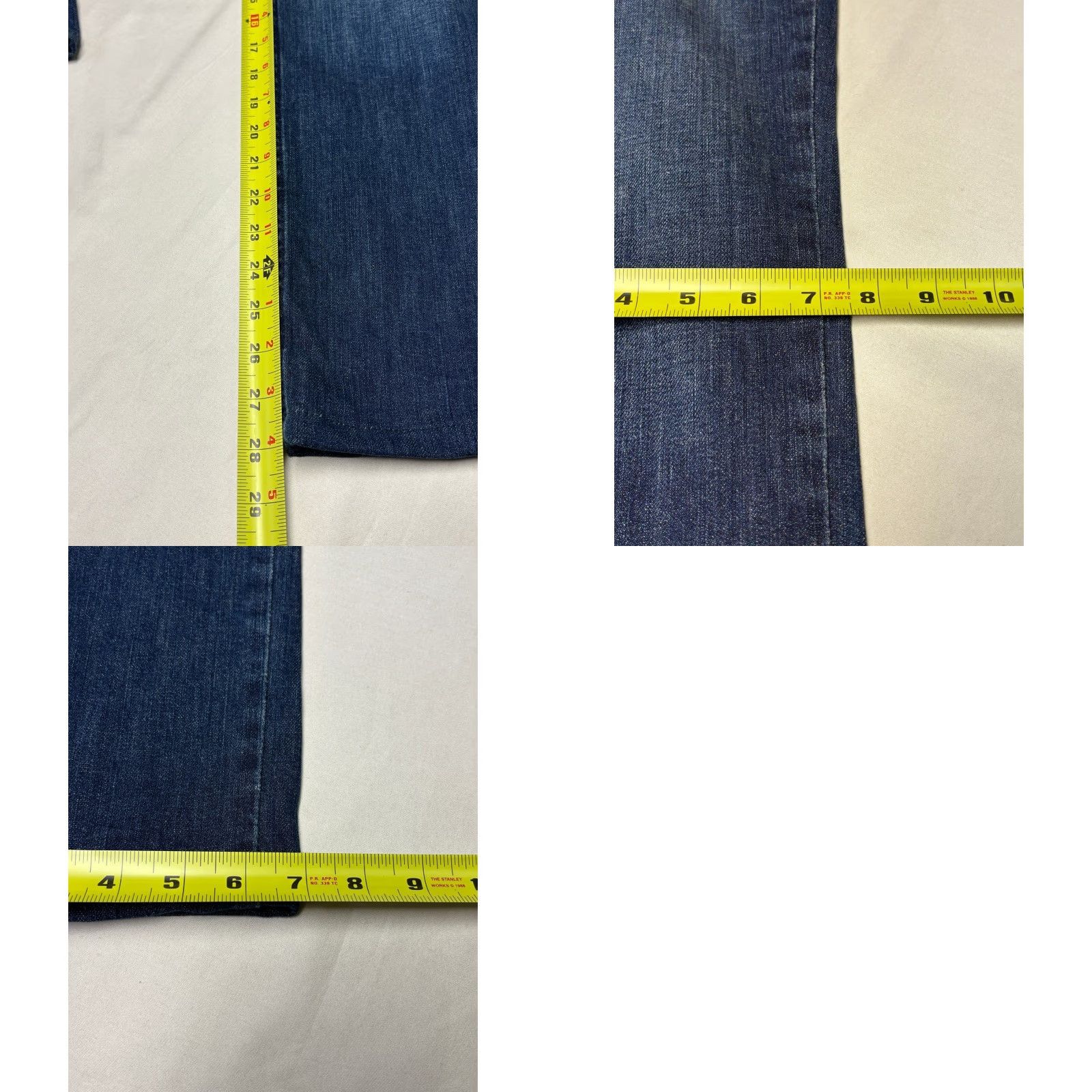 Rip Curl Rip Curl Mens Slim Fit Jeans Blue Dark Wash Denim Size 34 Inseam 28 Zip Button 5-Pocket Stretch Slim Straight CPAAF7 Size US 34 / EU 50 - 9 Thumbnail