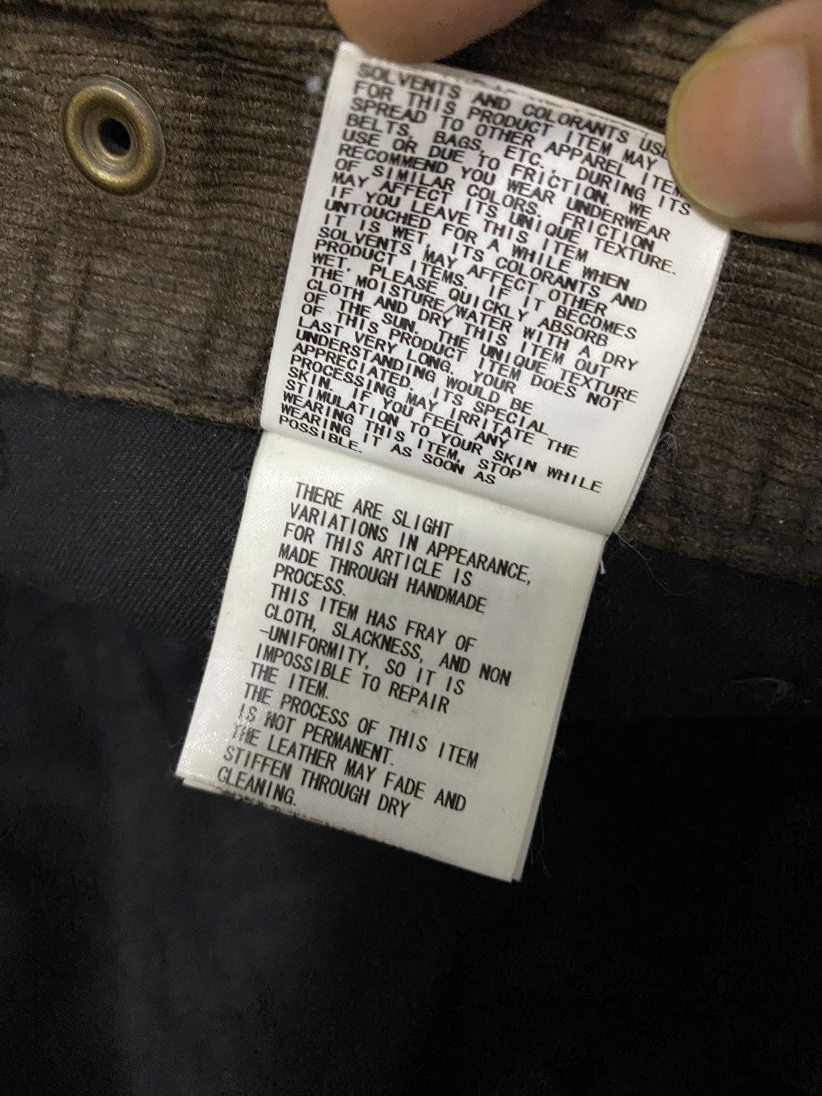 Undercover Vintage Undercover AW08 oiled waxed Cargo Bondage Pants Size US 30 / EU 46 - 17 Thumbnail