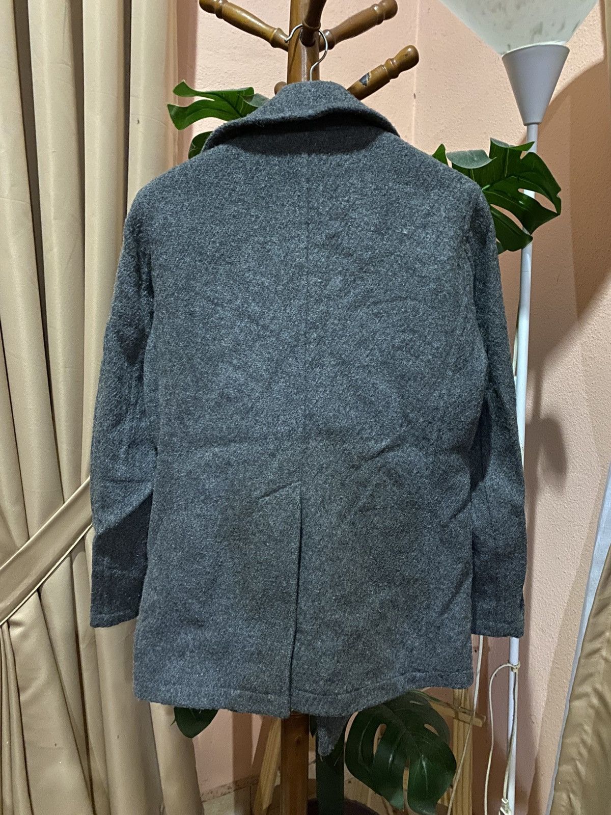 DKNY DKNY Charcoal Wool Peacoat | Women’s Double-Breasted Coat Size US S / EU 44-46 / 1 - 8 Thumbnail