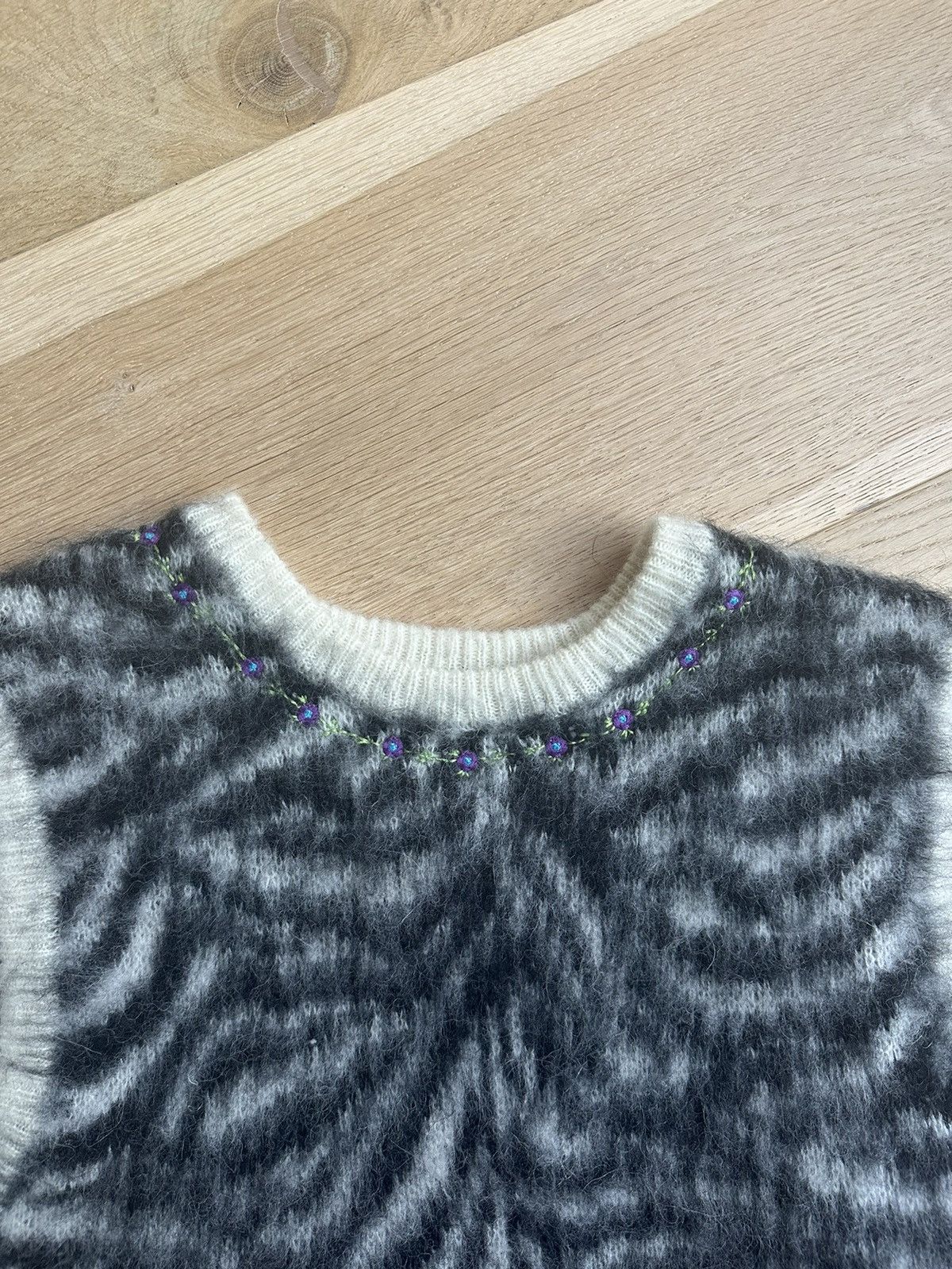 Doublet *LIMITED* Doublet Zebra Jacquard Brushed Vest Size US M / EU 48-50 / 2 - 2 Thumbnail
