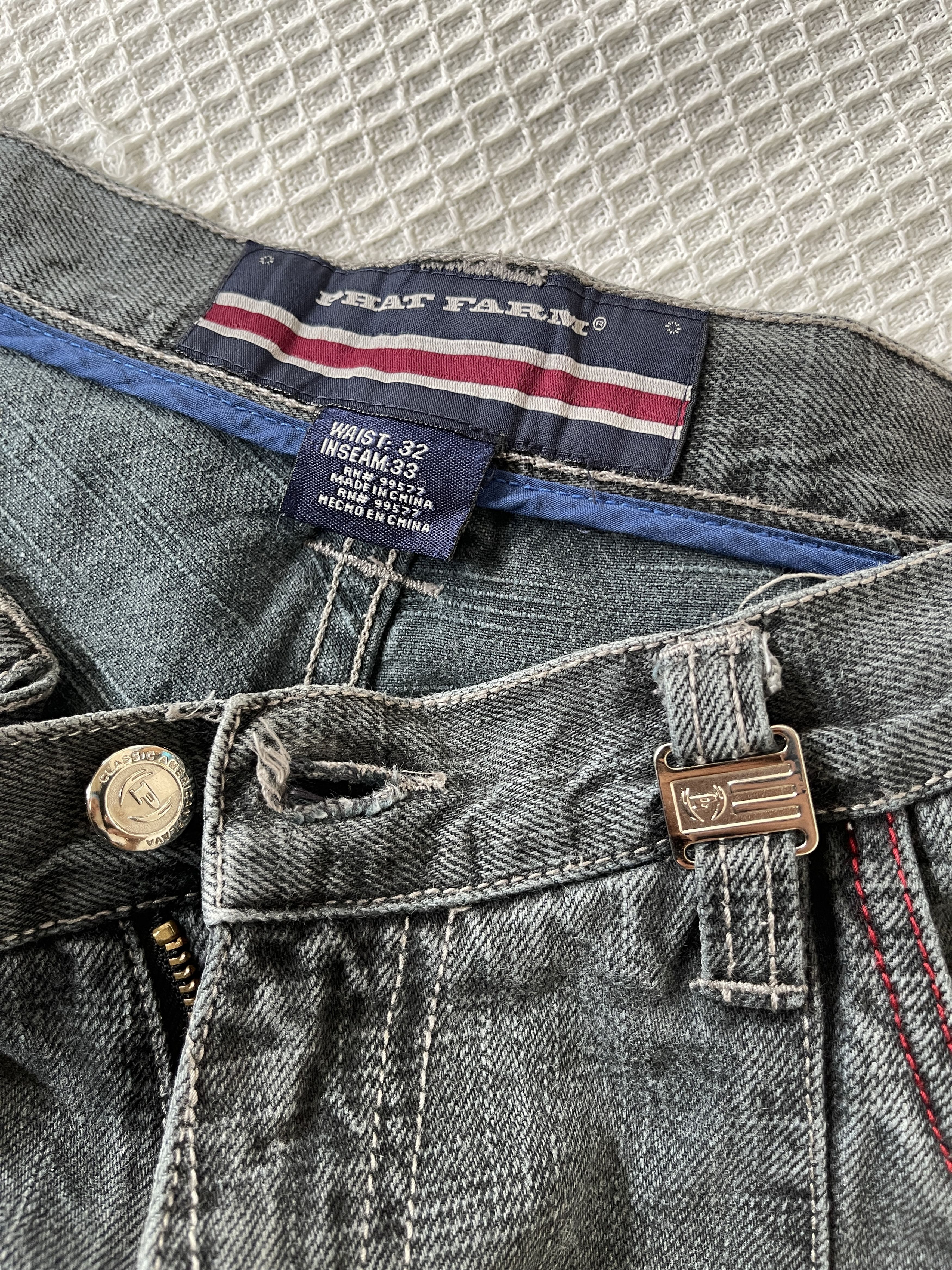Phat Farm Vintage 90s🔥Phat Farm🔥Platform boots 9 Pockets Baggy Jeans Size US 34 / EU 50 - 11 Thumbnail