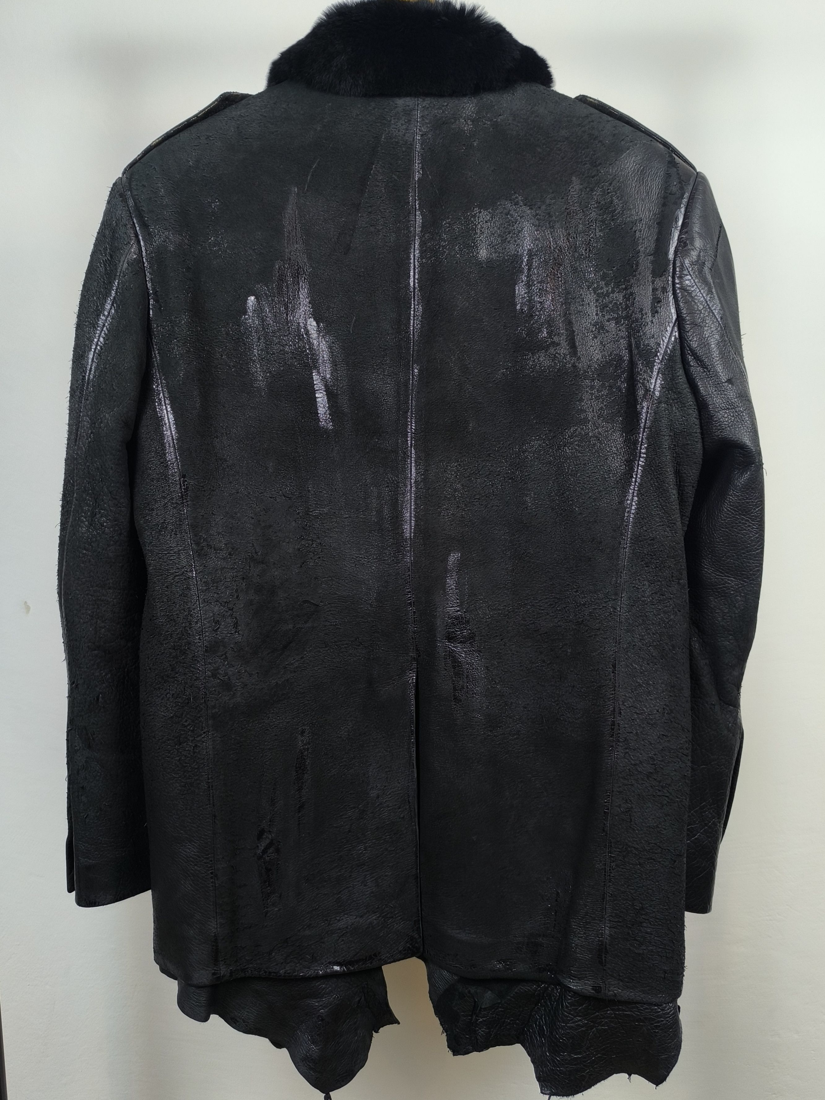Roen roen by hiromu takahara distressed deer & rabbit fur coat Size US M / EU 48-50 / 2 - 3 Thumbnail