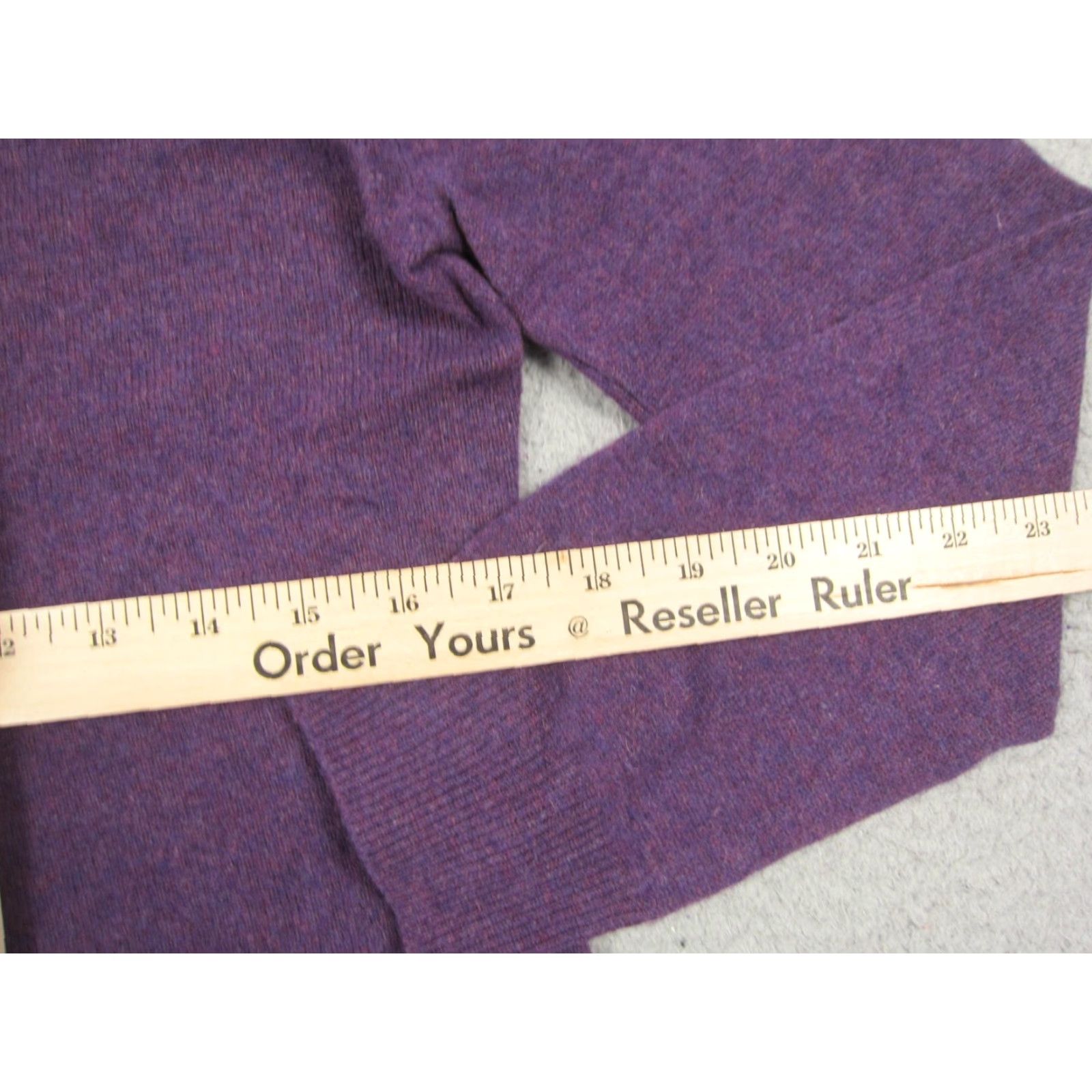 Apt. 9 Apt. 9 Sweater Women L Purple 100% Cashmere Turtleneck Knit Pullover Casual Shirt Size L / US 10 / IT 46 - 6 Thumbnail