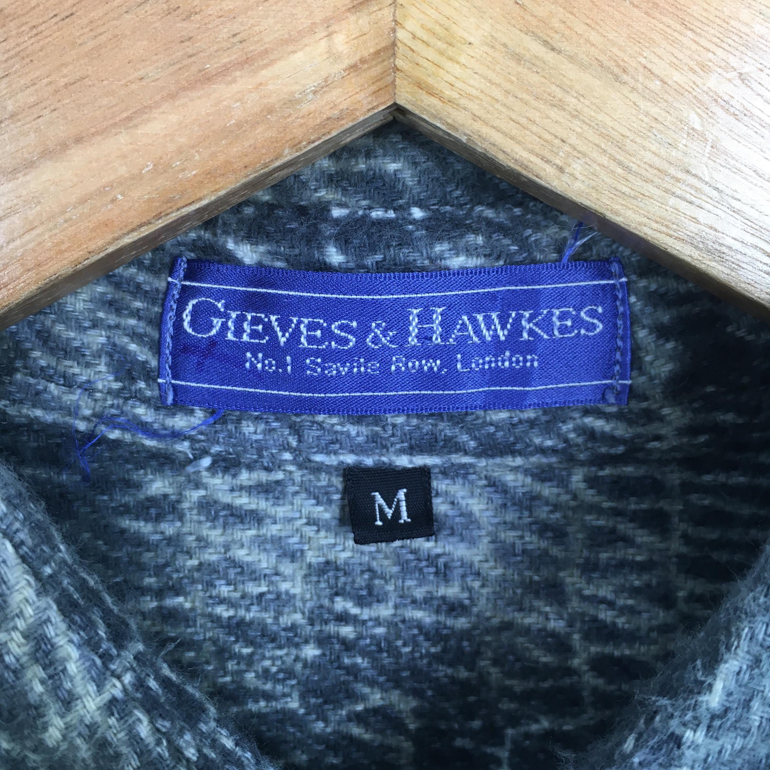 14th Addiction × Le Grande Bleu (L.G.B.) Vintage Gieves Hawkes Snake Skin Pattern Shirt Medium Size US M / EU 48-50 / 2 - 5 Thumbnail