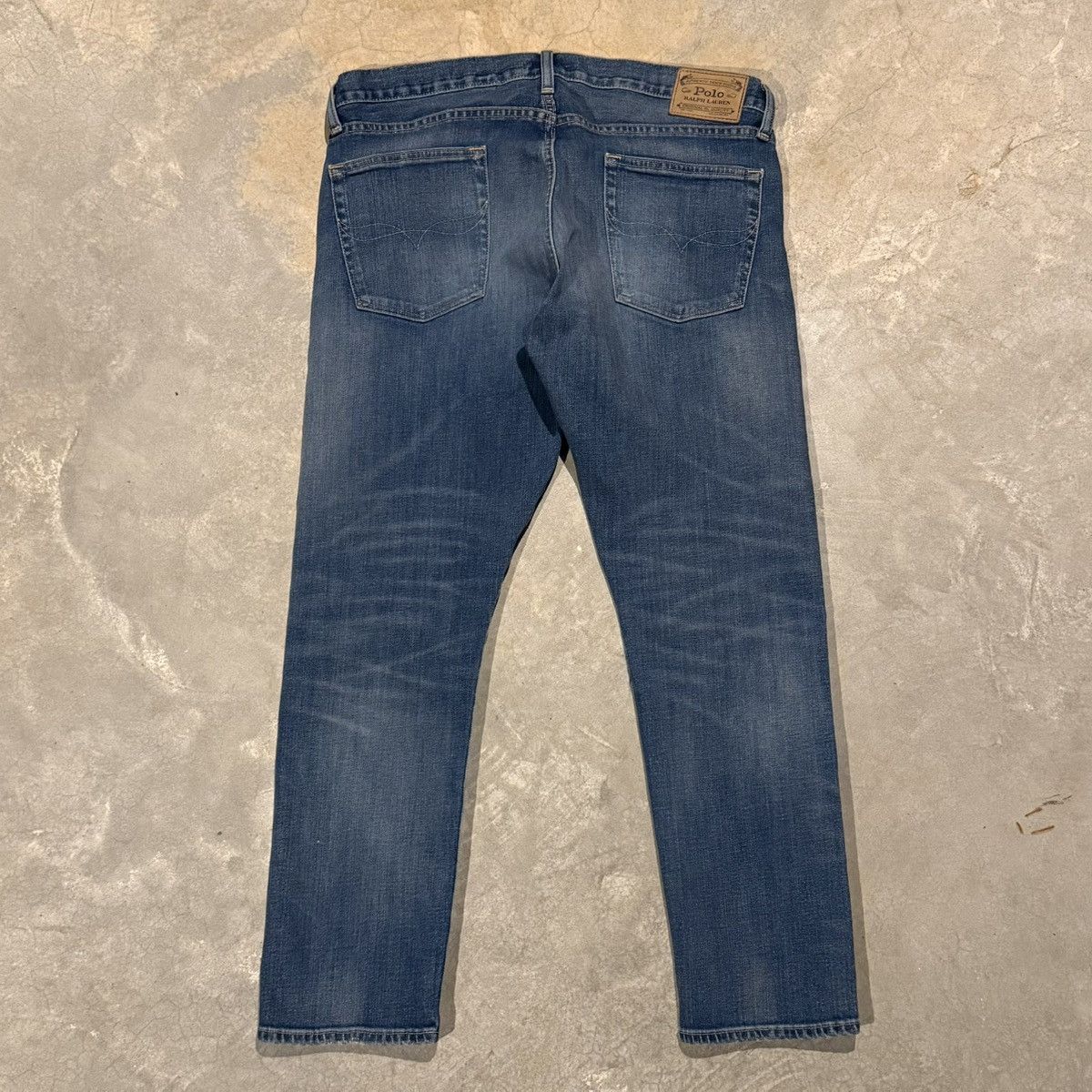 Polo Ralph Lauren Vtg Polo Ralph Lauren Faded Indigo Sullivan Slim Denim Size US 35 - 9 Thumbnail