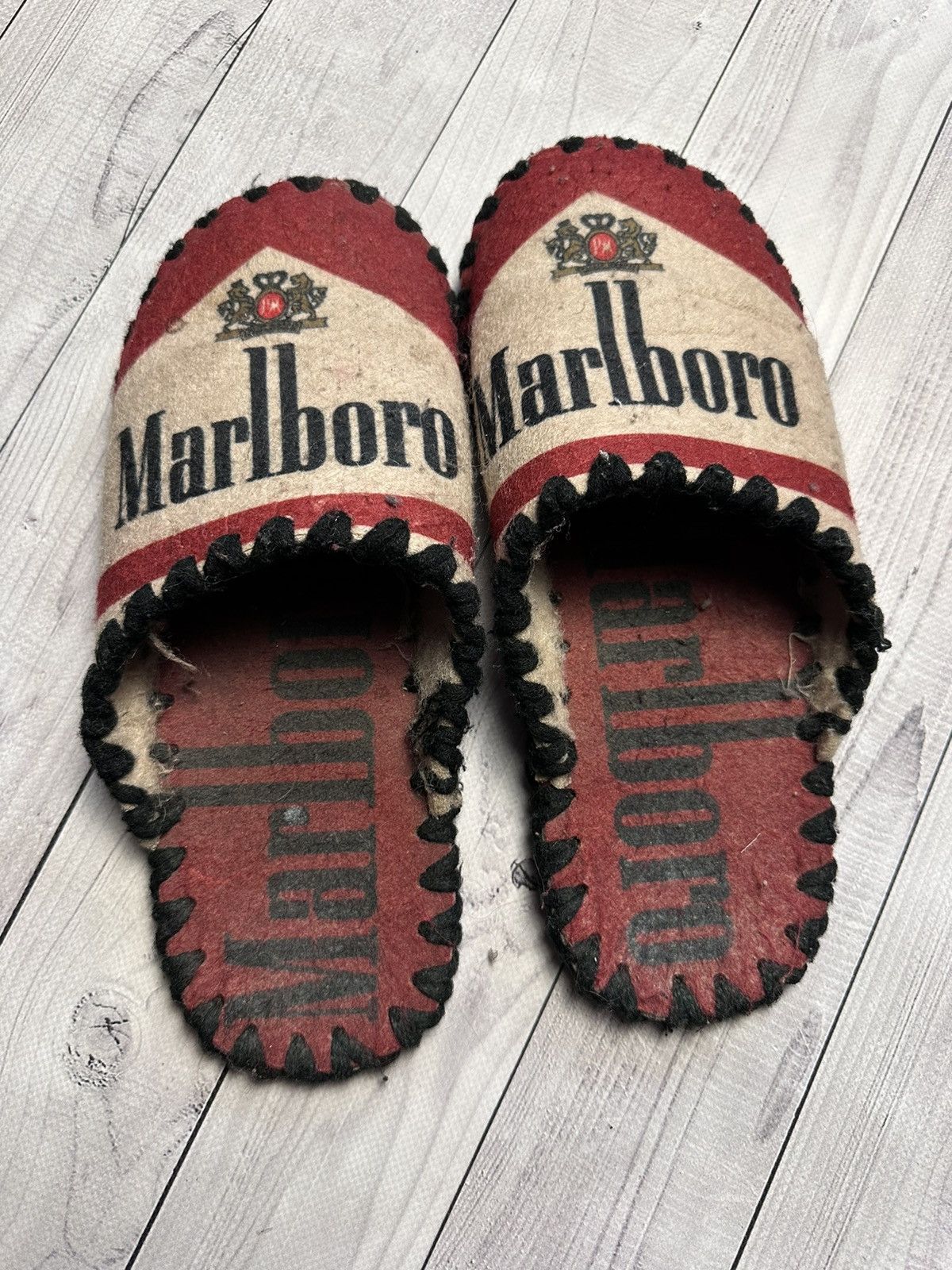 Marlboro × Vintage Vintage Marlboro slippers logo rare size 42/43 Size US 9 / EU 42 - 3 Thumbnail