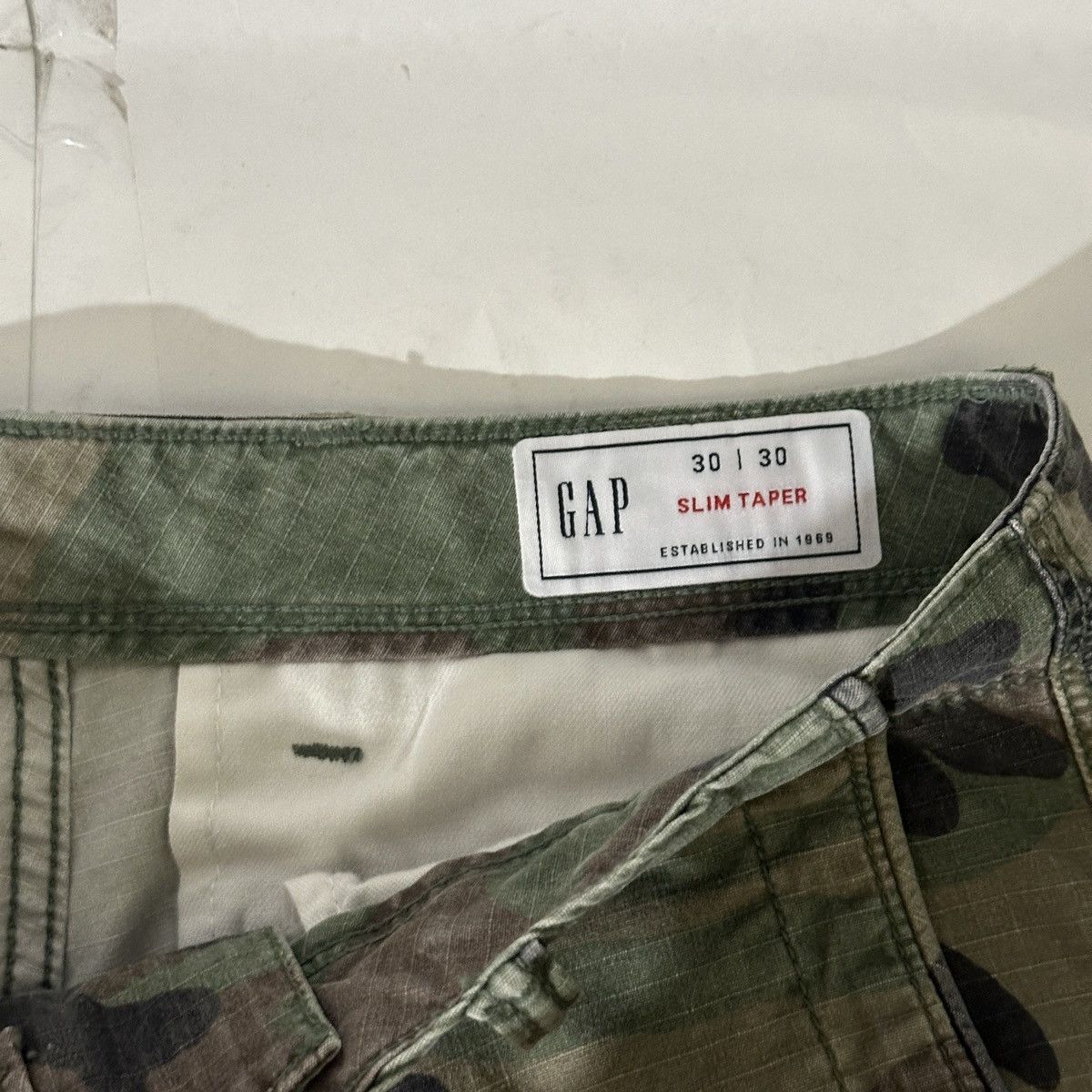 Gap Gap Cargo Pants Green Camo 30x30 Size US 30 / EU 46 - 3 Thumbnail