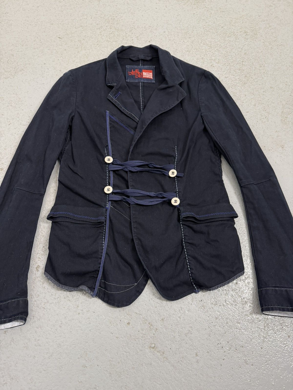 Marithe + Francois Girbaud Marithe Francois Girbaud Napoleon Gussar Light Jacket Size M / US 6-8 / IT 42-44 - 5 Thumbnail