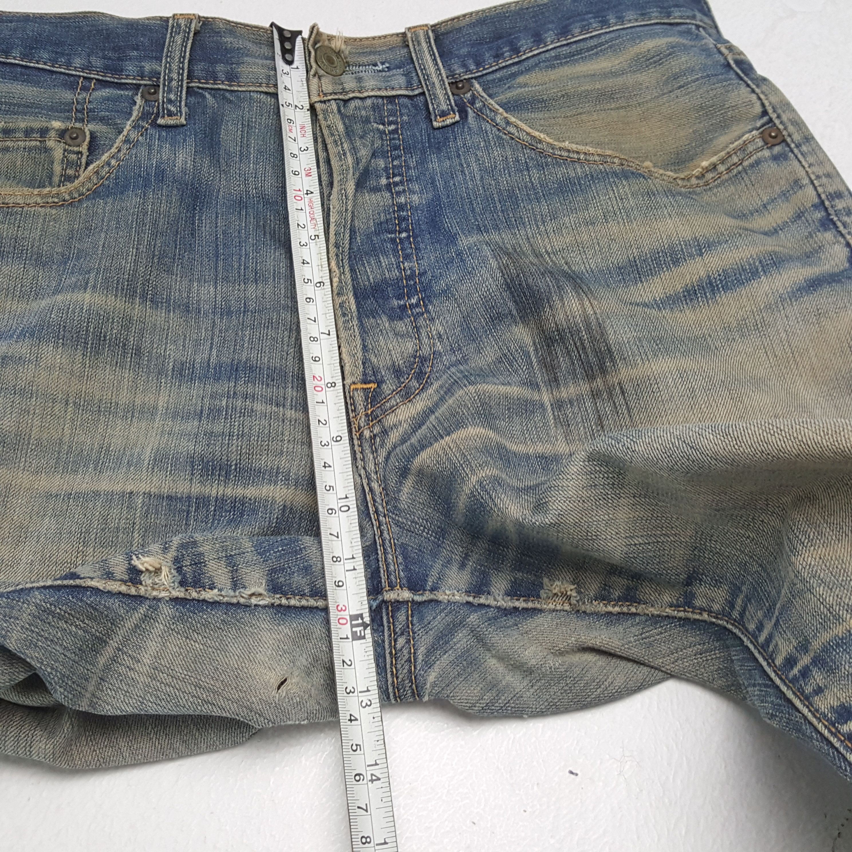 LEVI'S Streetwear Style Distressed Jeans