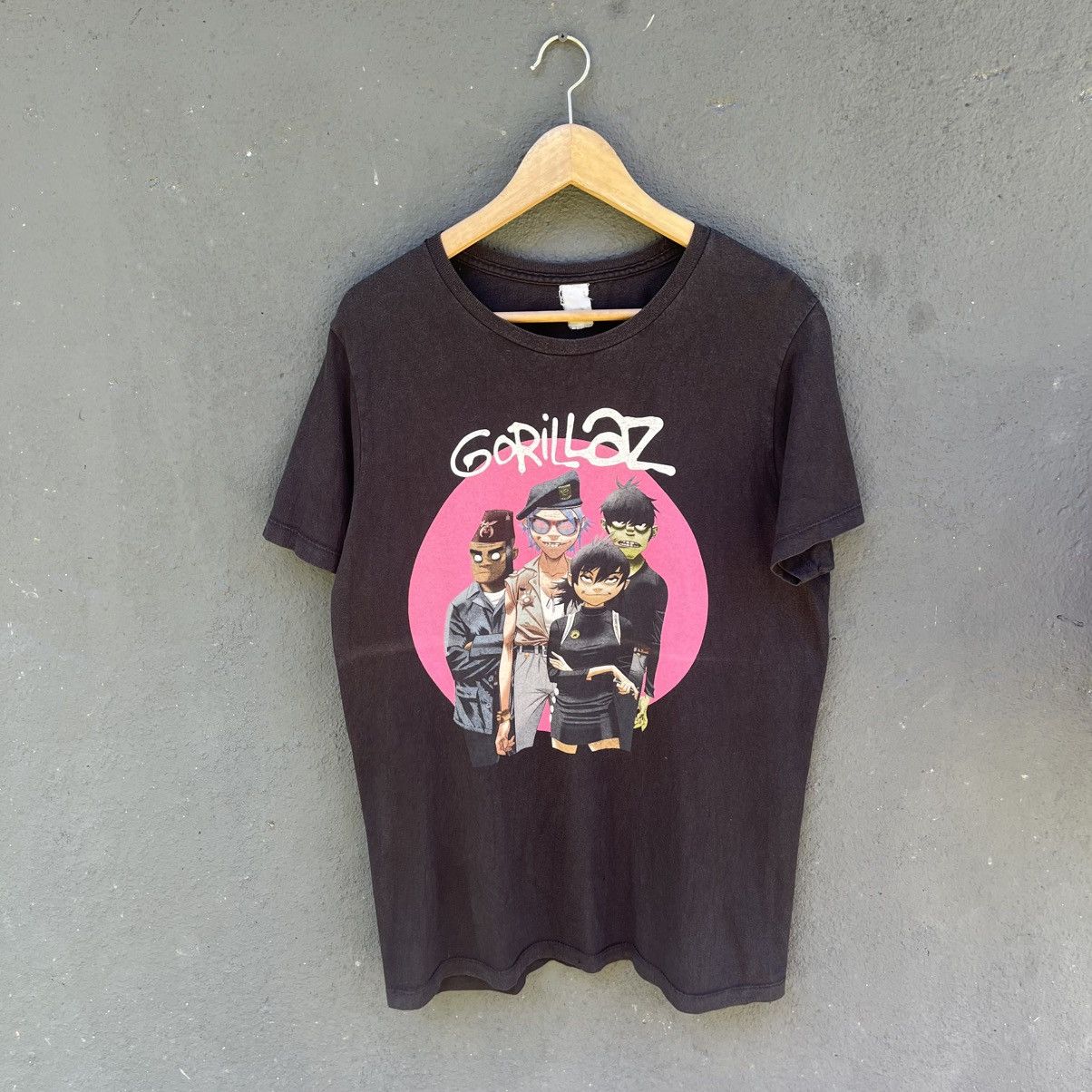 Band Tees Thrashed Faded Vintage Gorillaz UK Band Erd Grunge Punk Tee Size US L / EU 52-54 / 3 - 1 Thumbnail