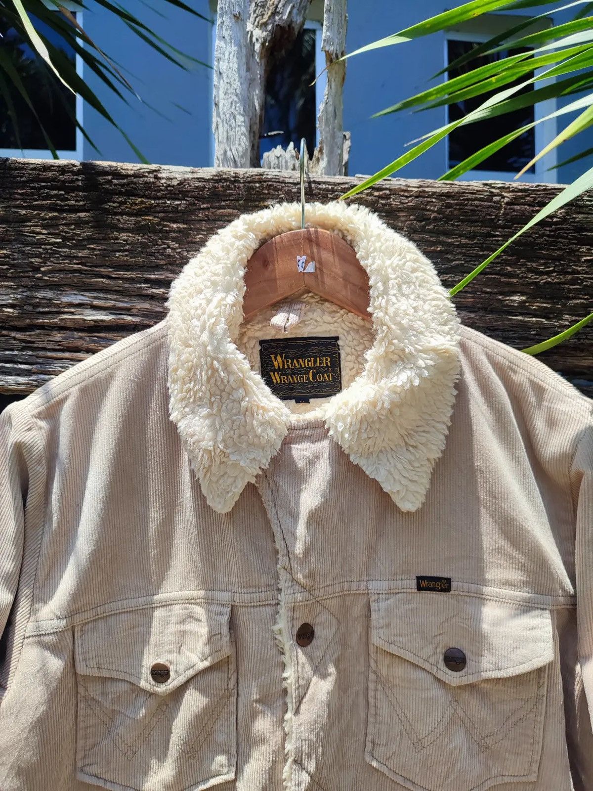 Wrangler Vintage Wrangler Wrange Coat Sherpa-Lined Corduroy Jacket Size US M / EU 48-50 / 2 - 2 Thumbnail