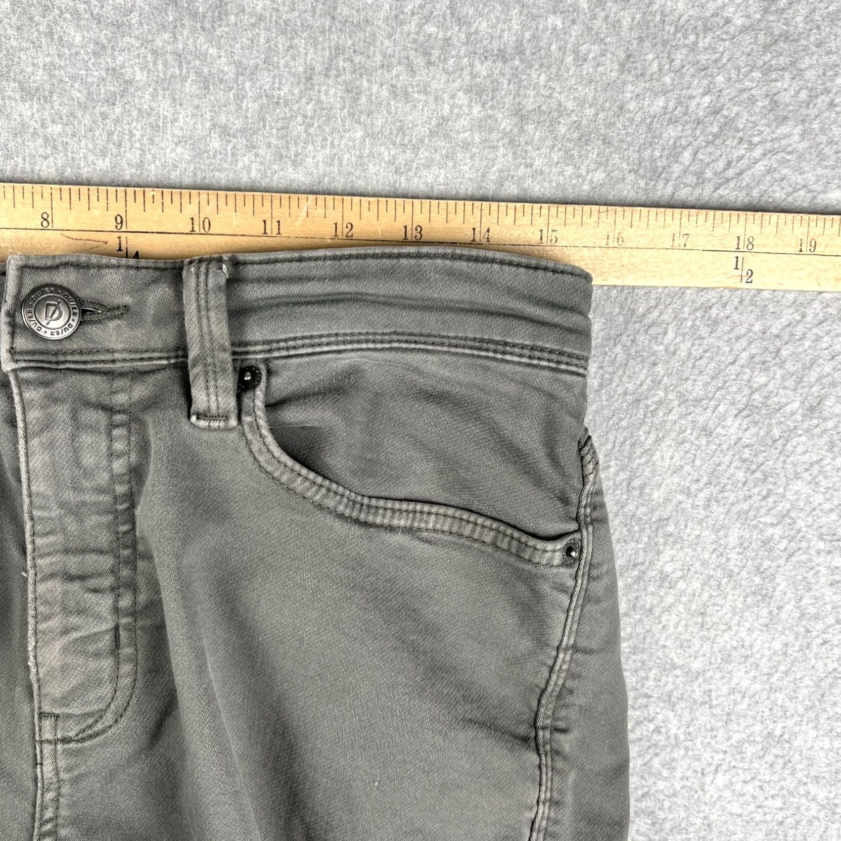DUER DU/ER No Sweat N2X Slim Fit Taper Pants Grey Chino Mens 30x30 Stretch Size US 30 / EU 46 - 6 Thumbnail