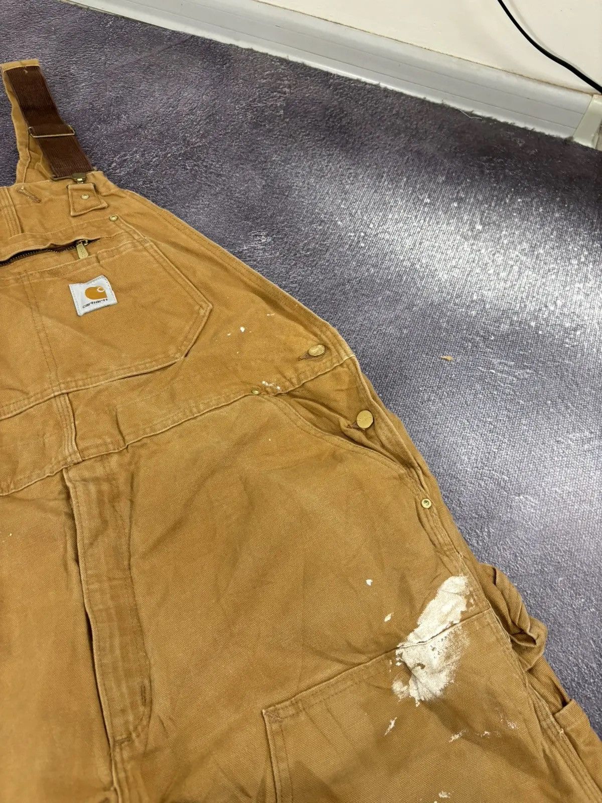 Carhartt × Vintage Vintage Carhartt Double Knee American Work Dungaree Overall Size US 42 / EU 58 - 5 Thumbnail