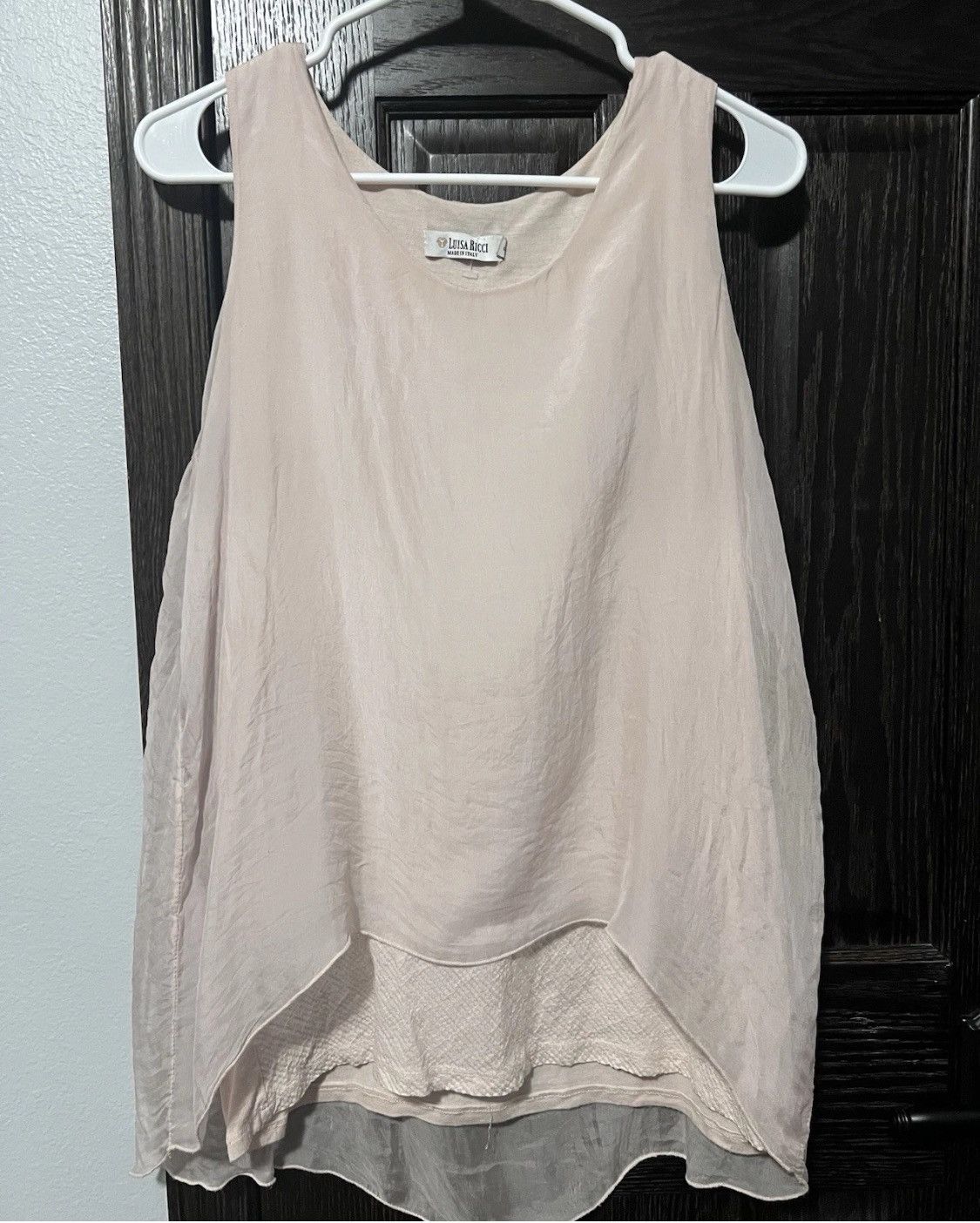 Designer Luisa Ricci silk tank Size S / US 4 / IT 40 - 1 Thumbnail