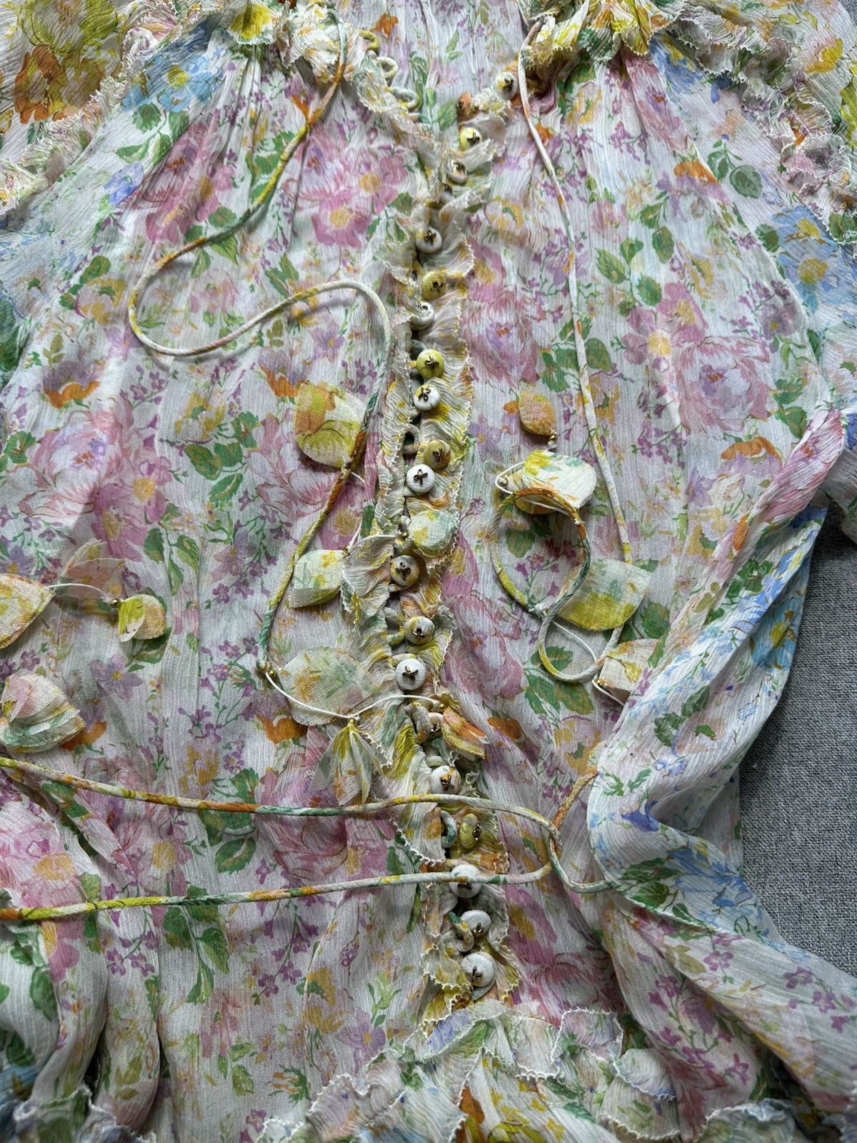 Zimmermann Zimmermann Silk Multi color Floral Dress Size S / US 4 / IT 40 - 5 Thumbnail