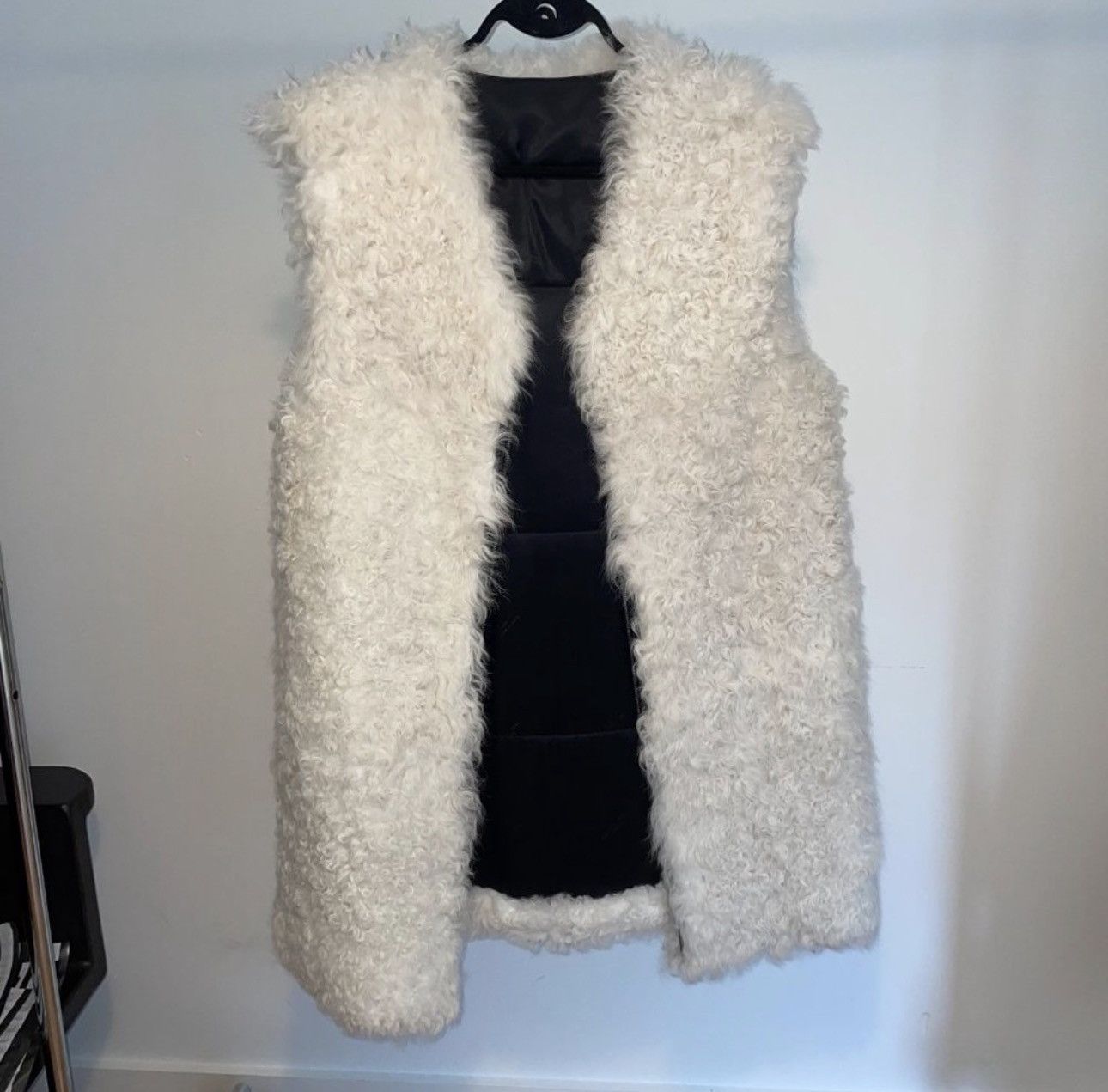 Sonia Rykiel SONIA RYKIEL PARIS Wool Coat & detachable fur vest Size L / US 10 / IT 46 - 6 Thumbnail
