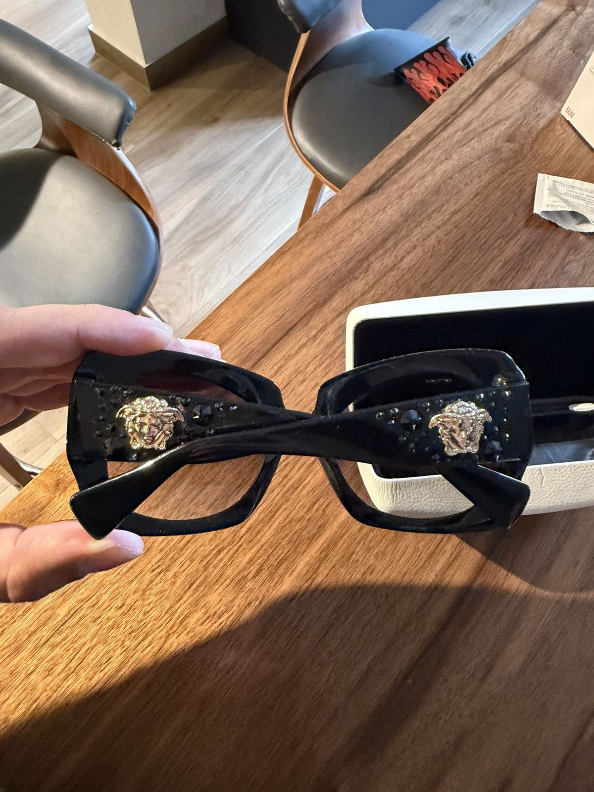 Versace Versace VE4308B Crystal Medusa Sunglasses Size ONE SIZE - 10 Thumbnail