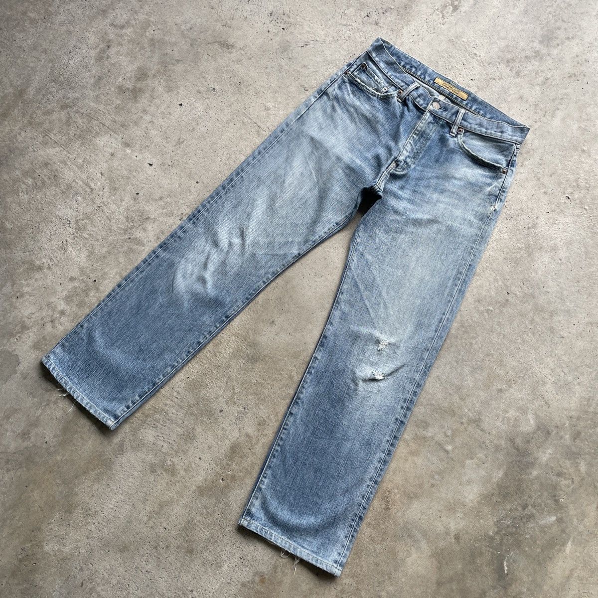 Japanese Brand W31💥 Vintage Japanese Brand 🇯🇵 Faded Denim Pants Jeans Size US 31 - 2 Thumbnail
