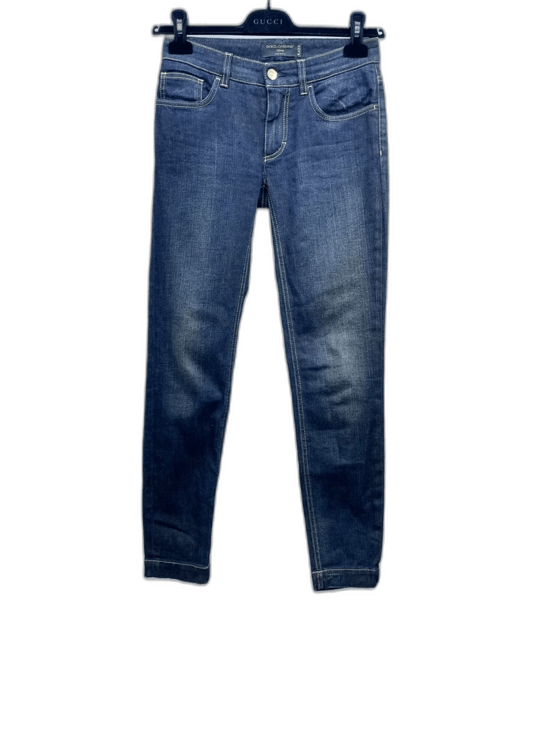 Dolce & Gabbana Dolce & Gabbana Slim Fit Denim Pants Size US 36 / EU 52 - 1 Thumbnail