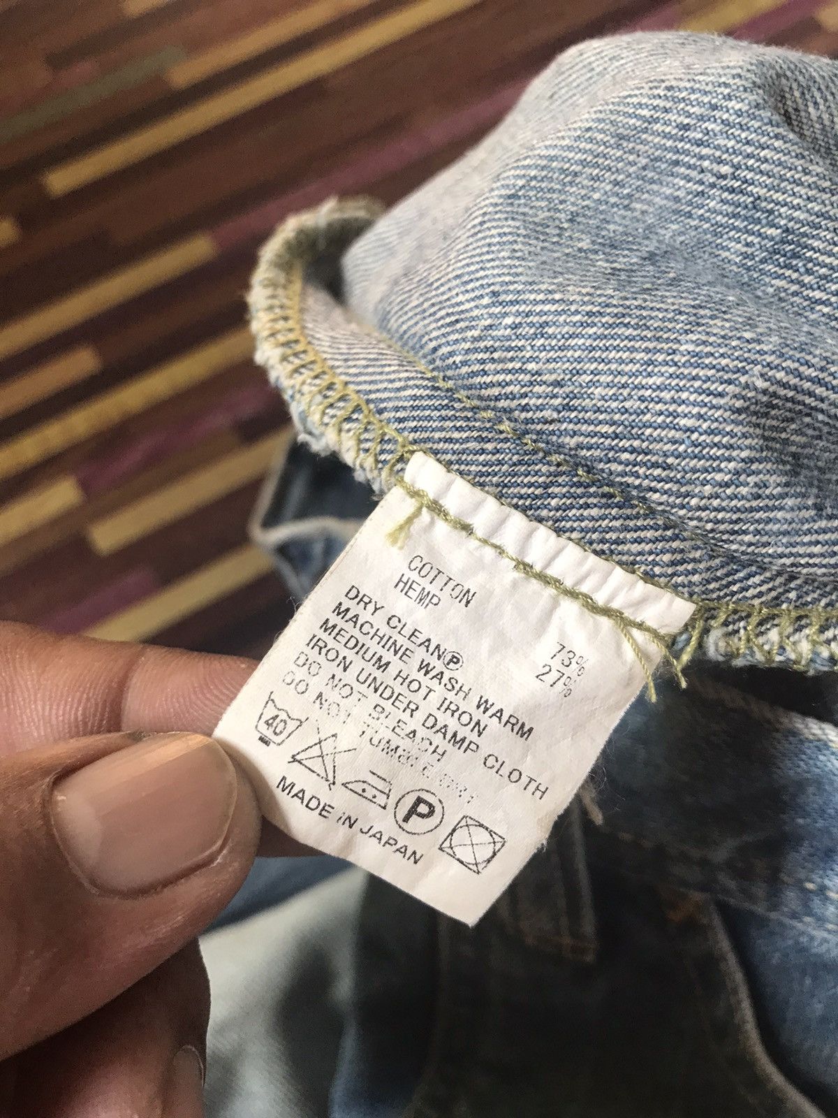 Japanese Brand VTG DENIM PANTS CANNABIS SATIVA Size US 32 / EU 48 - 14 Thumbnail