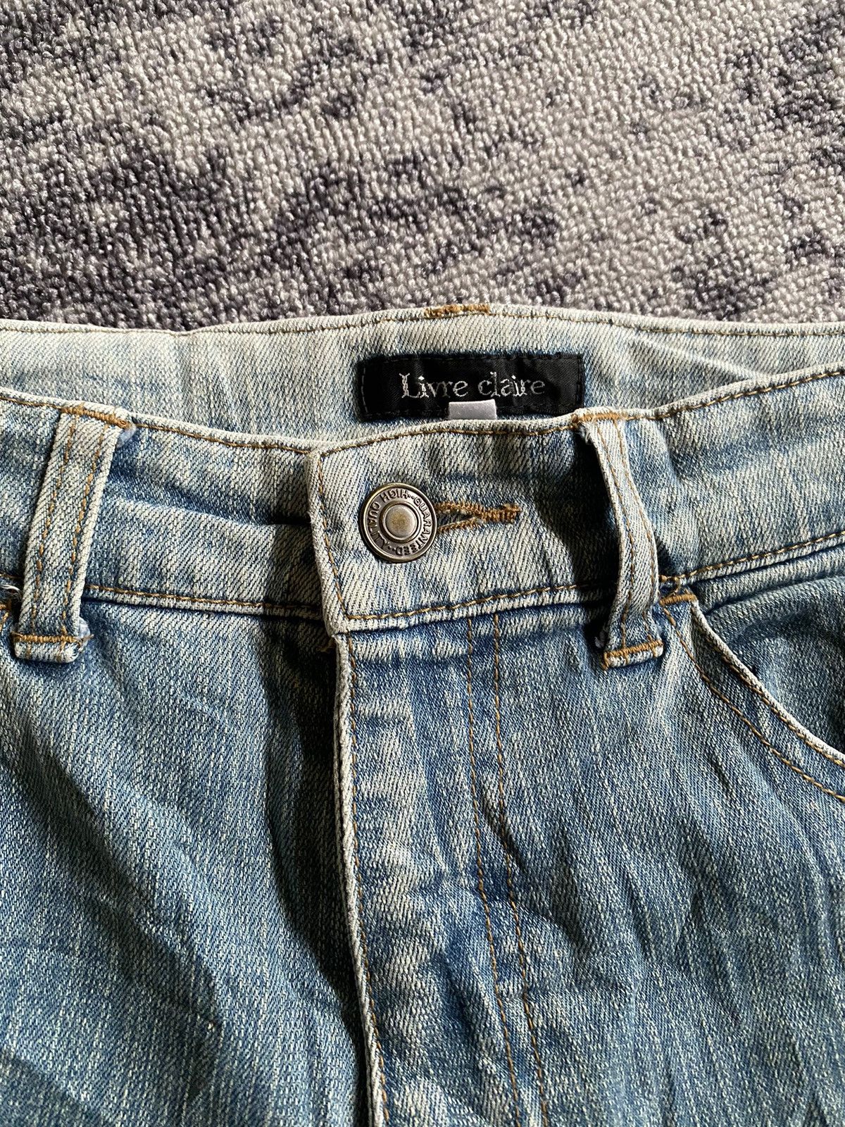 Hysteric Glamour × If Six Was Nine × Japanese Brand Y2k Live claire ifsixwasnine flare jeans Size 29" - 6 Thumbnail