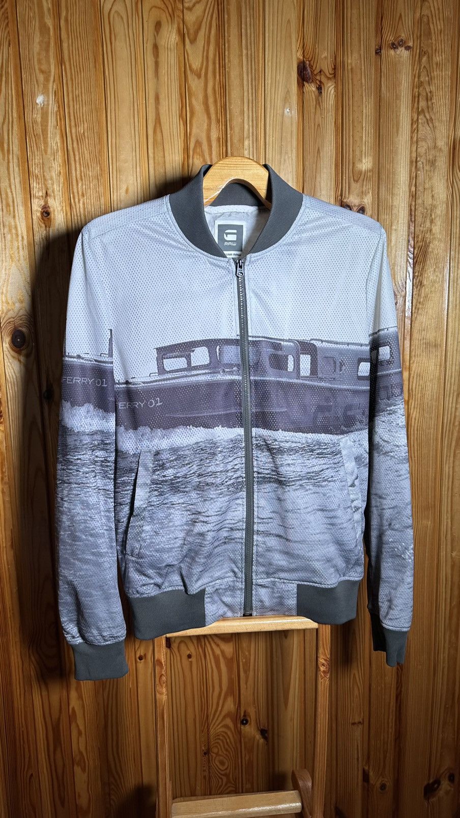 G-Star g star raw Lightweight mesh bomber Size US L / EU 52-54 / 3 - 3 Thumbnail