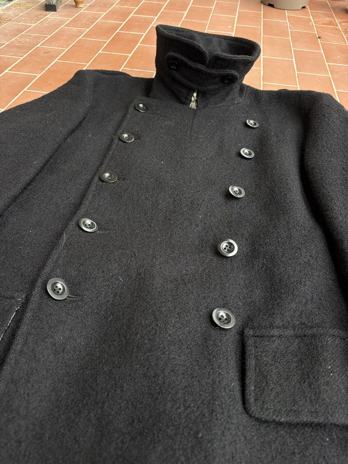 Miu Miu MiuMiu Men’s FW 1998/1999 Napoleon Vintage Black Coat Size US S / EU 44-46 / 1 - 3 Thumbnail