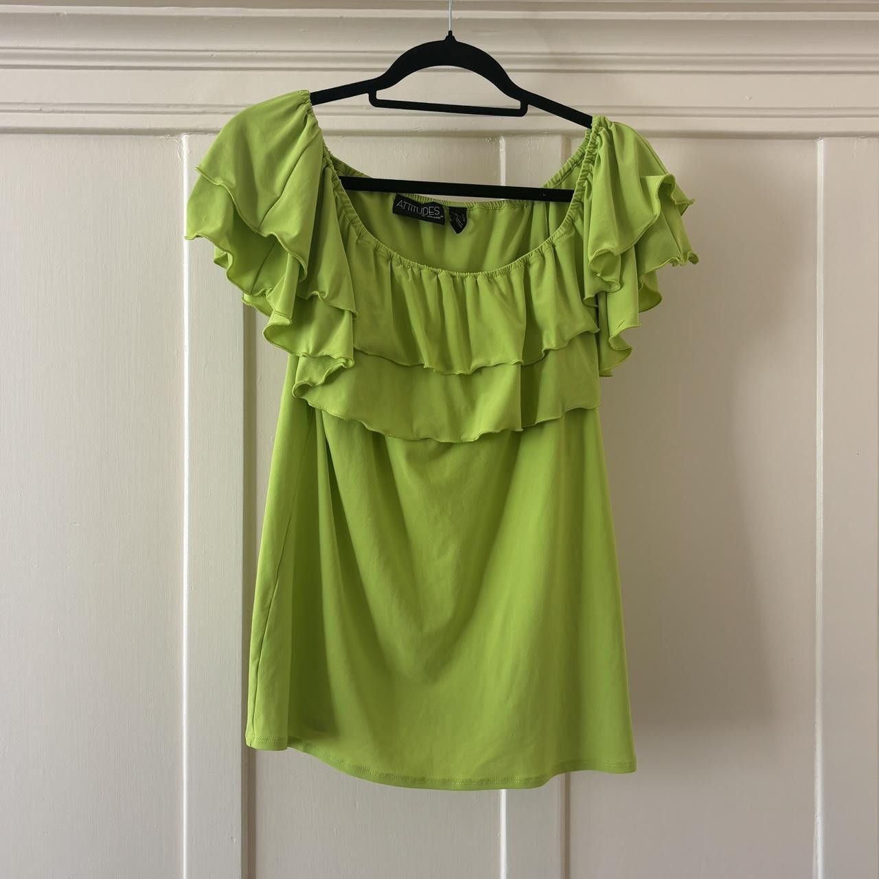 Attitudes by Renee Flirty Maximalist Coquette Sleeveless Ruffle Top Size S / US 4 / IT 40 - 2 Thumbnail