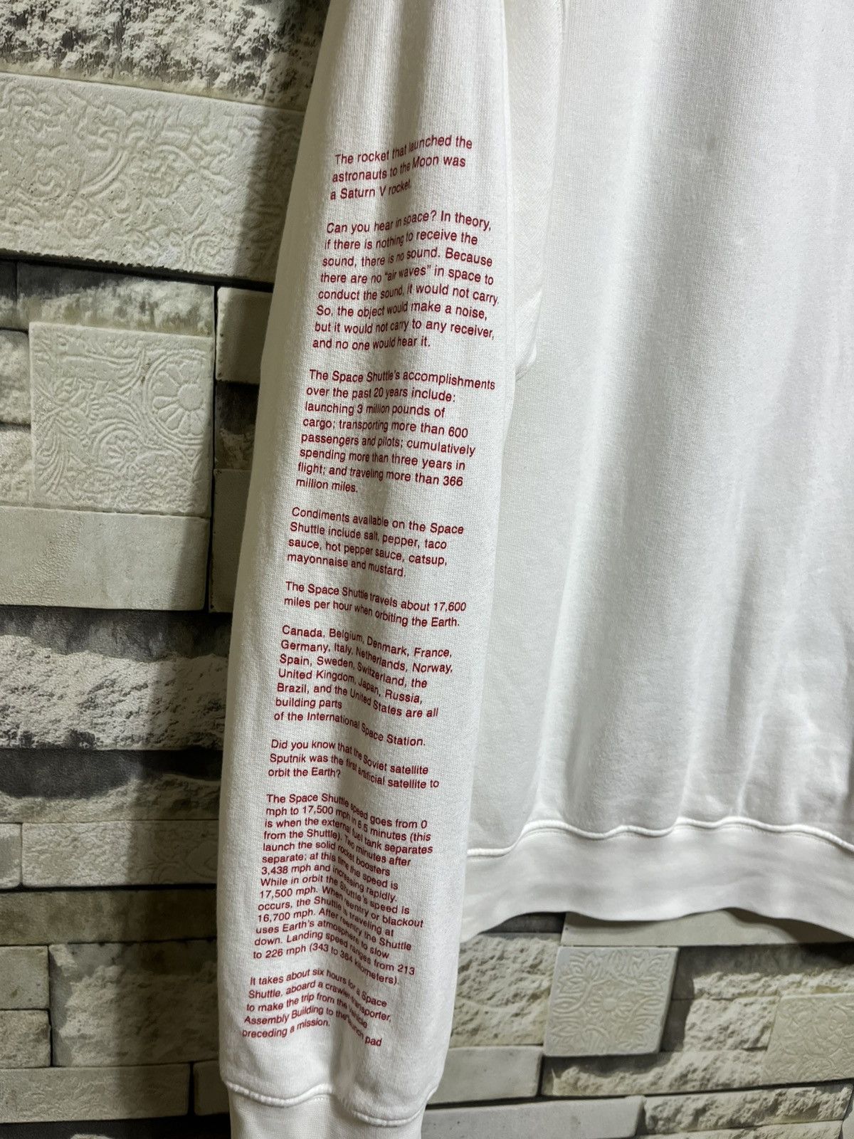 Heron Preston HERON PRESTON NASA PRINTED SWEATSHIRT Size US M / EU 48-50 / 2 - 6 Thumbnail