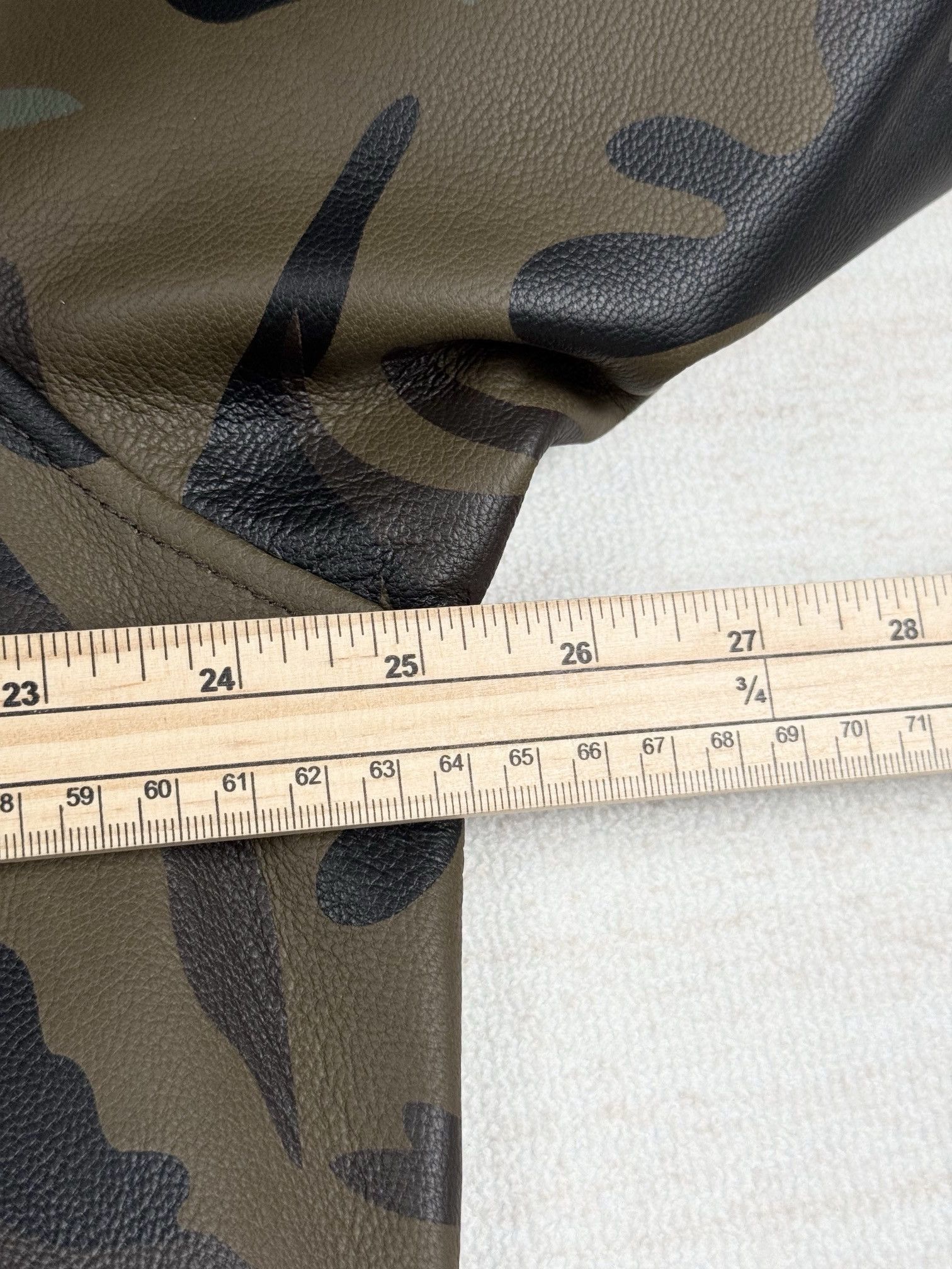 Avirex camo leather jacket Size US L / EU 52-54 / 3 - 3 Thumbnail