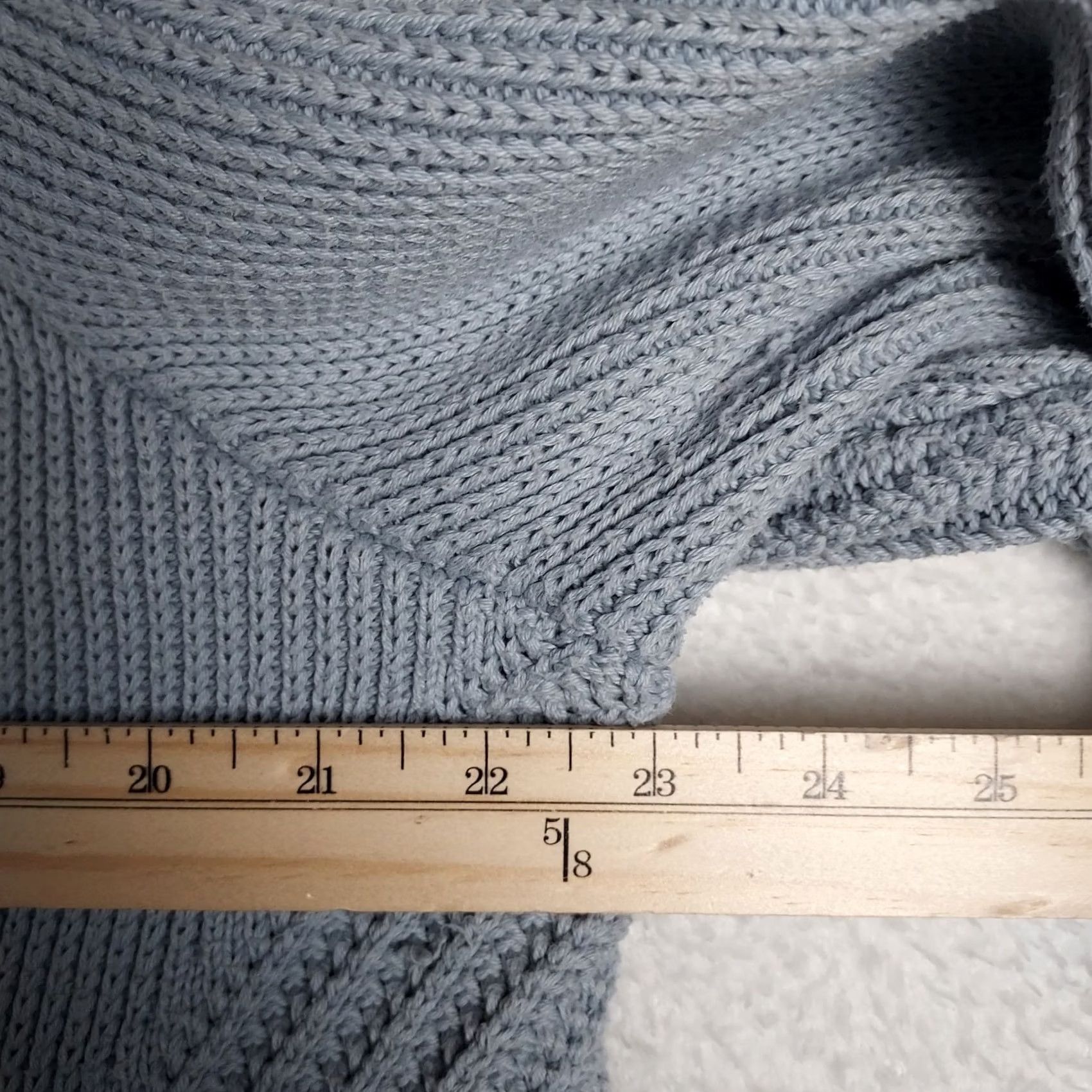 Athleta VINTAGE? No — Athleta Womens XL Blue Knit Sweater Pullover Cotton Blend Casual Size XL / US 12-14 / IT 48-50 - 4 Thumbnail
