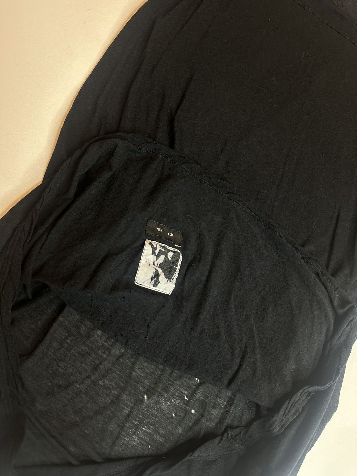 Rick Owens Rick owens Elongated v neck T-shirts Size US M / EU 48-50 / 2 - 2 Thumbnail