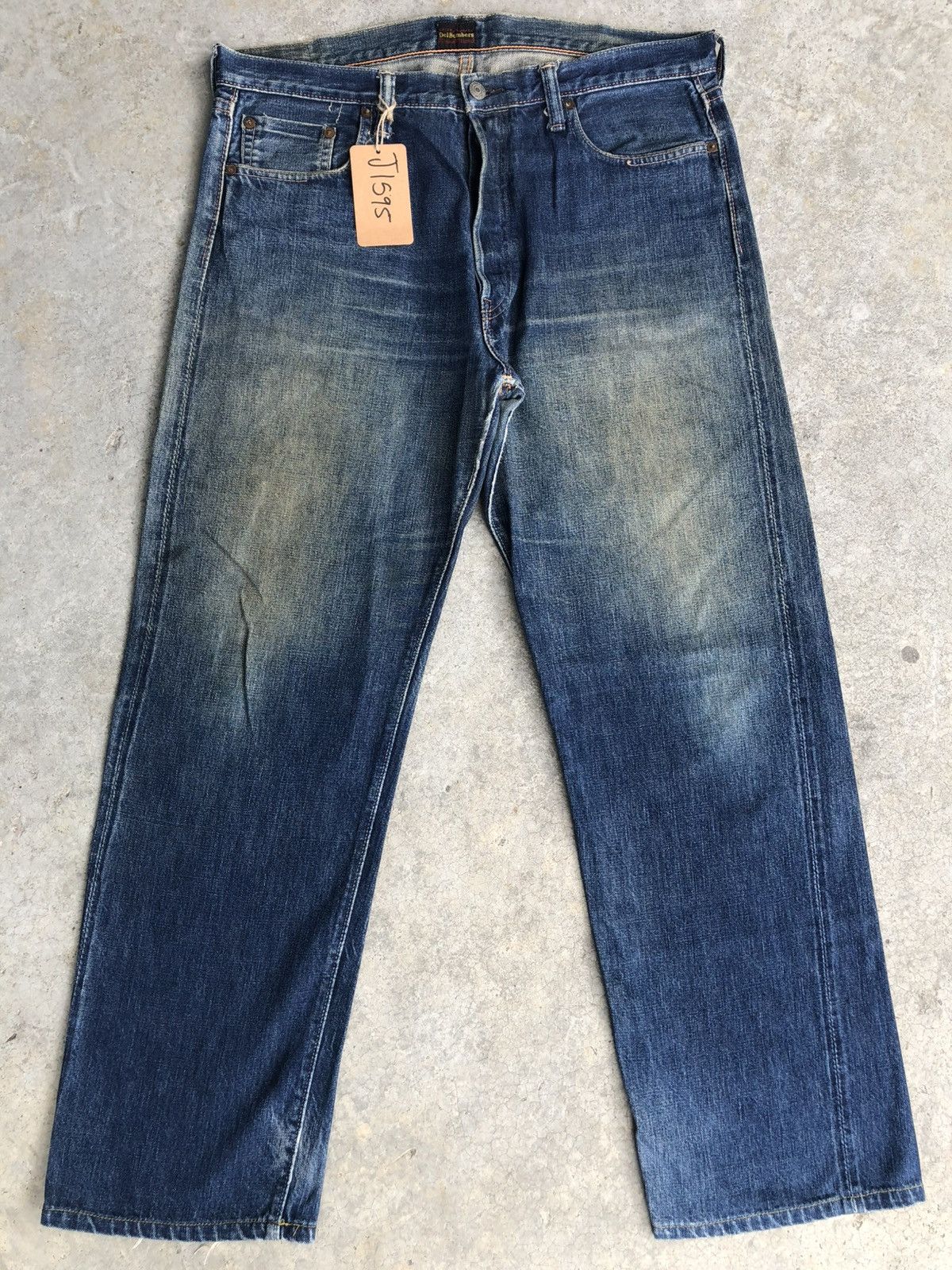 Vintage Fullcount 1105 Distressed Jeans Selvedge Denim