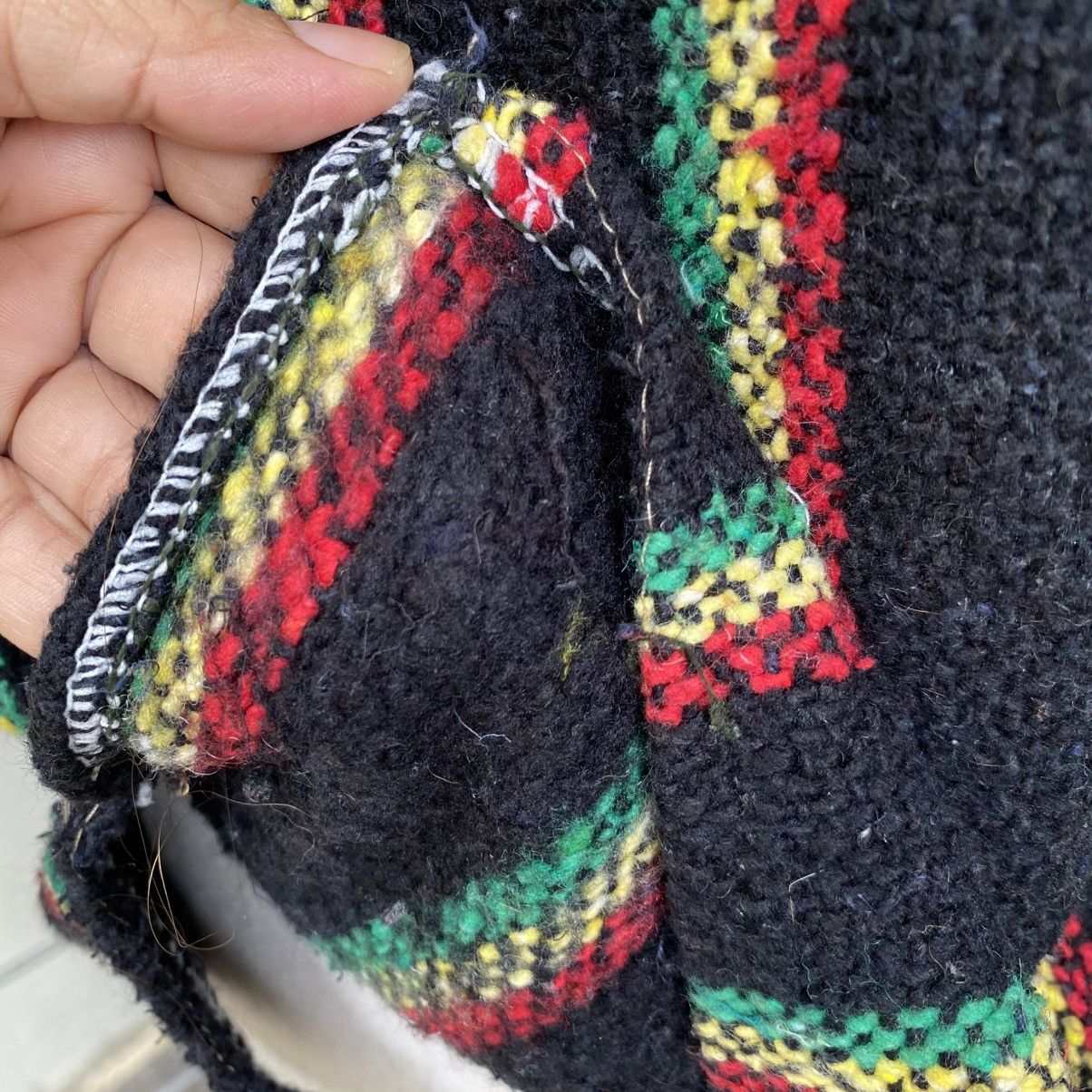 Vintage Black Rasta Striped Baja Hoodie Size US L / EU 52-54 / 3 - 17 Thumbnail