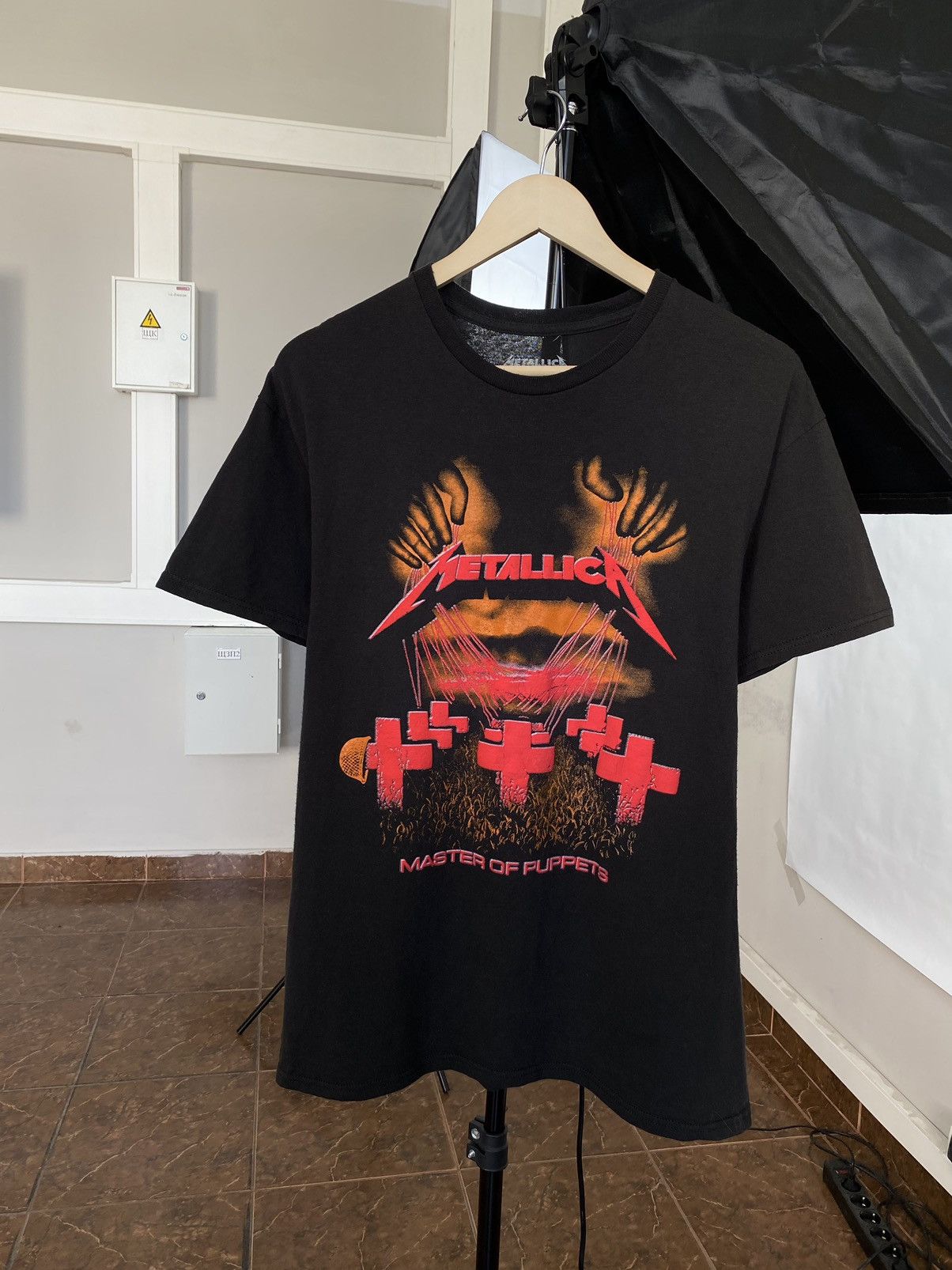 Metallica 🇺🇸💀 Vintage Metallica Master Of Puppets Rare Retro T-Shirt Size US M / EU 48-50 / 2 - 1 Thumbnail