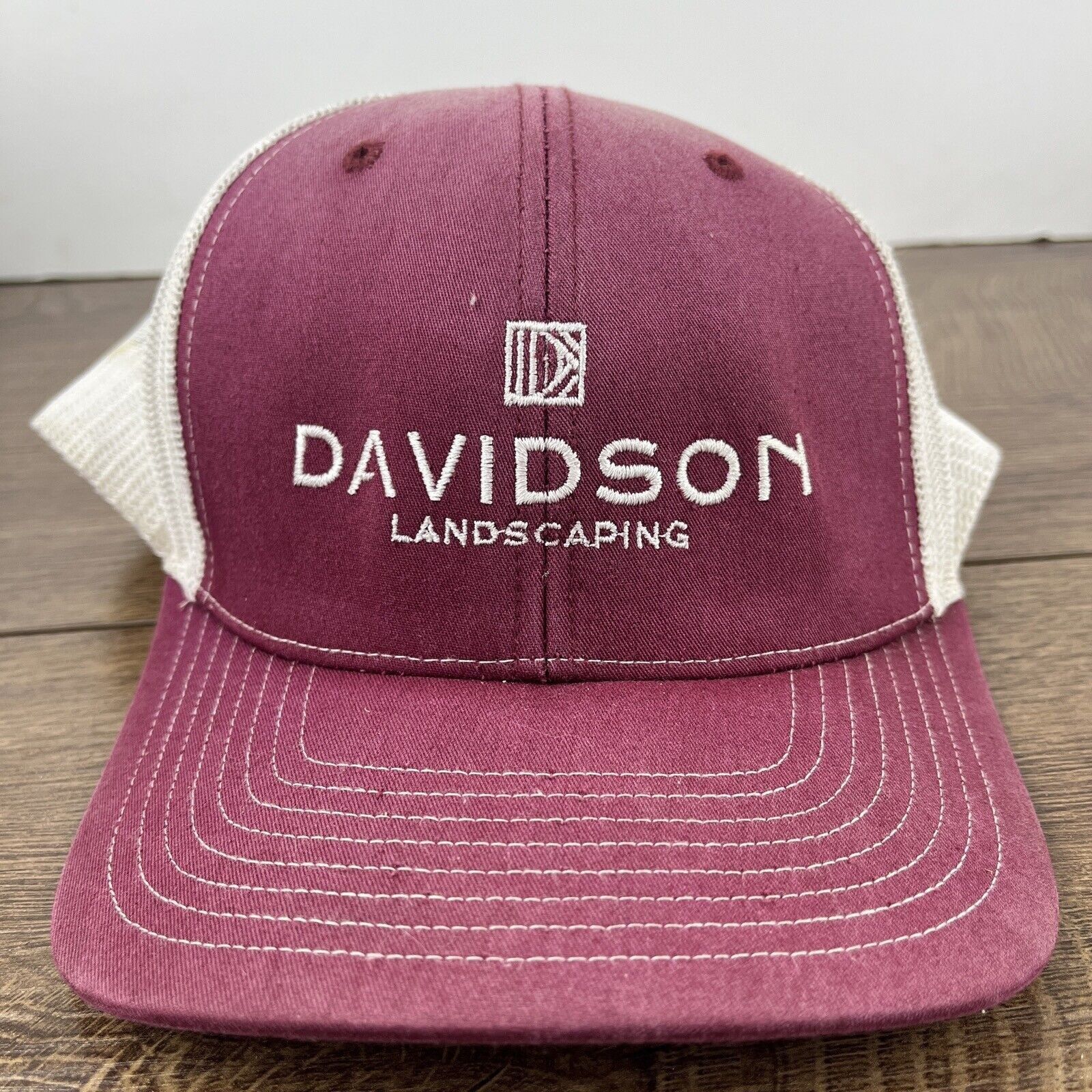 Other Davidson Landscaping Hat Davidson Red Hat Adjustable Adult S Size ONE SIZE - 5 Thumbnail