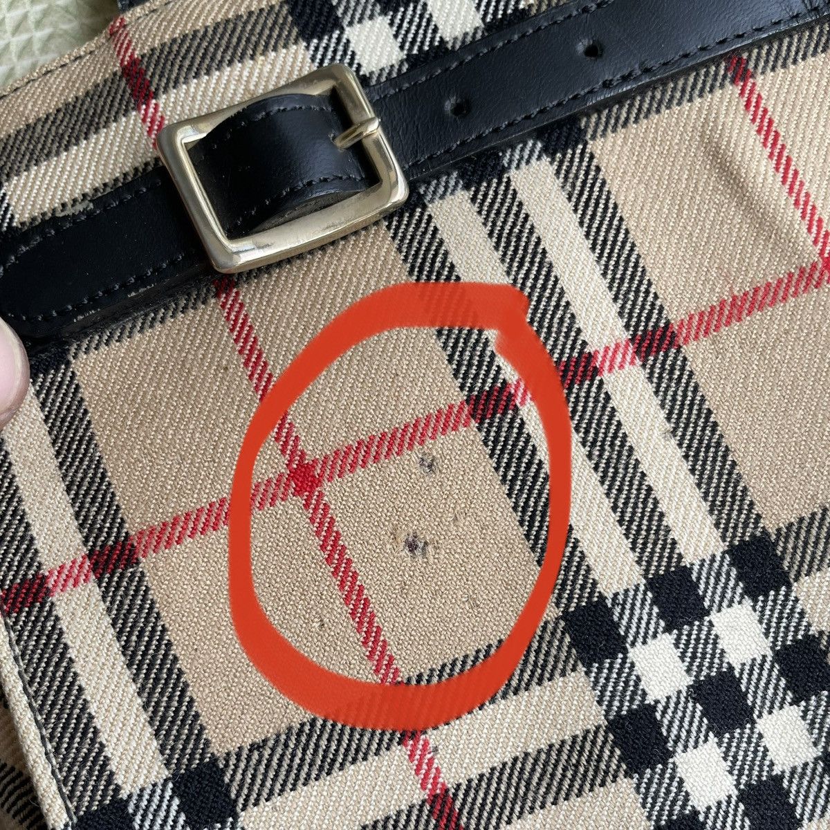 Burberry × Japanese Brand × Vintage ❗️ RARE Burberry Blue Label Nova Check Small Tote Size ONE SIZE - 18 Thumbnail