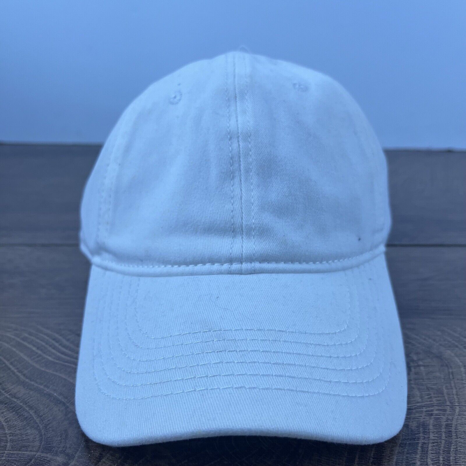 Other Plain White Running Hat Athletic White Cap Hat Adjustable Ha Size ONE SIZE - 1 Thumbnail