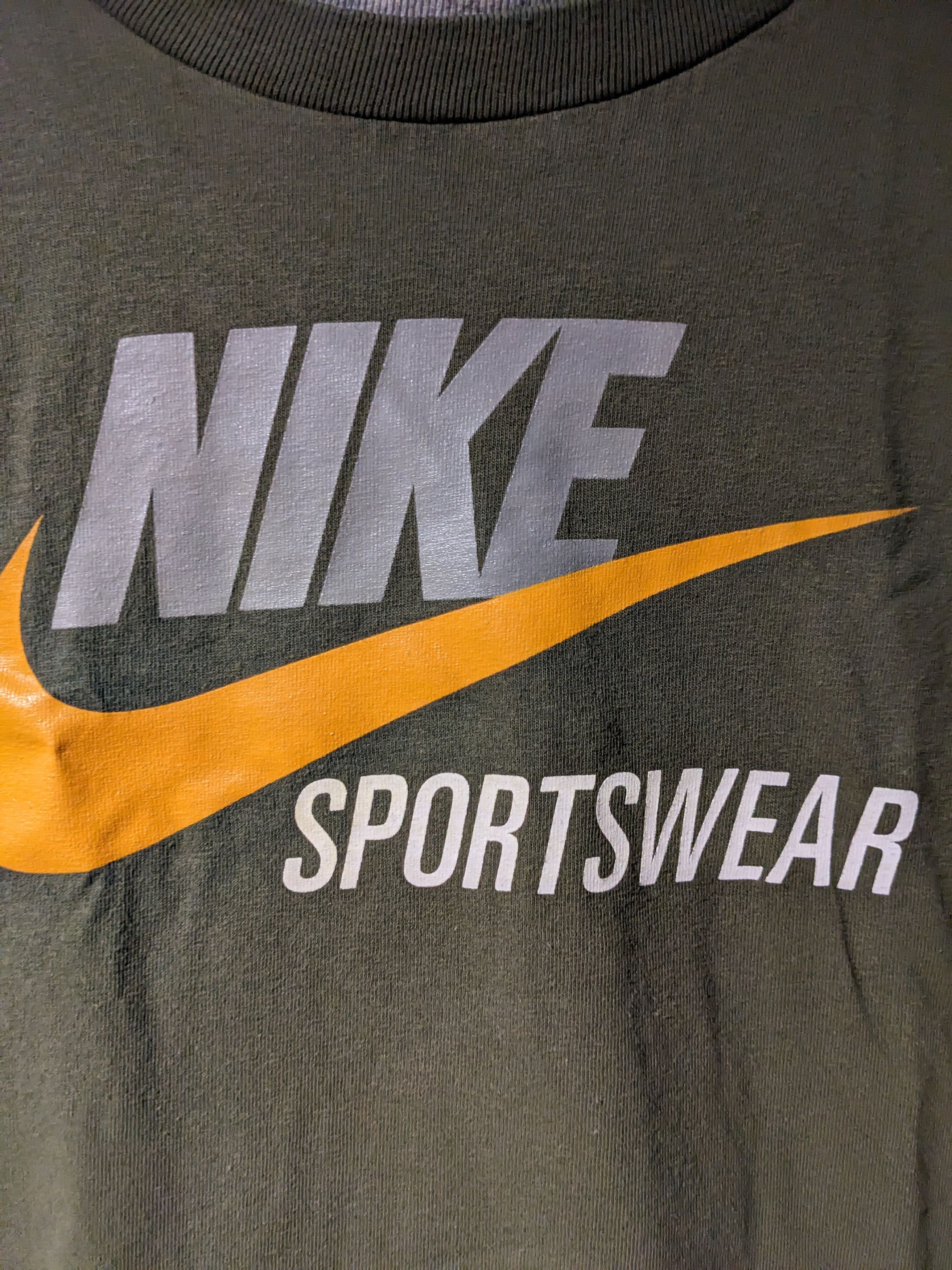 Nike × Vintage Vintage Y2K Nike Sportswear Youth Medium Long-Sleeve T-Shir Size US M / EU 48-50 / 2 - 2 Thumbnail