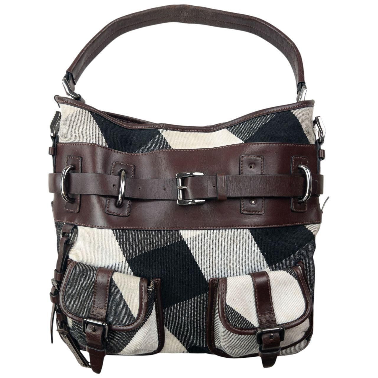 Vintage 2000s Burberry Nova Check Shoulder Bag