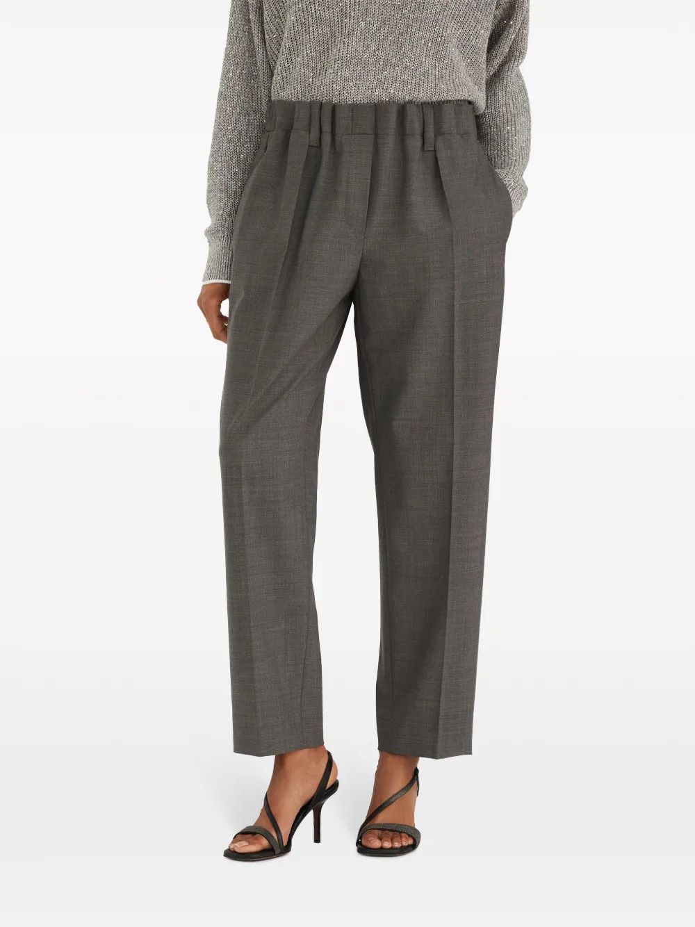 Brunello Cucinelli o1la1rc1a0425 Pants in Medium Grey Size 30" / US 8 / IT 44 - 2 Thumbnail