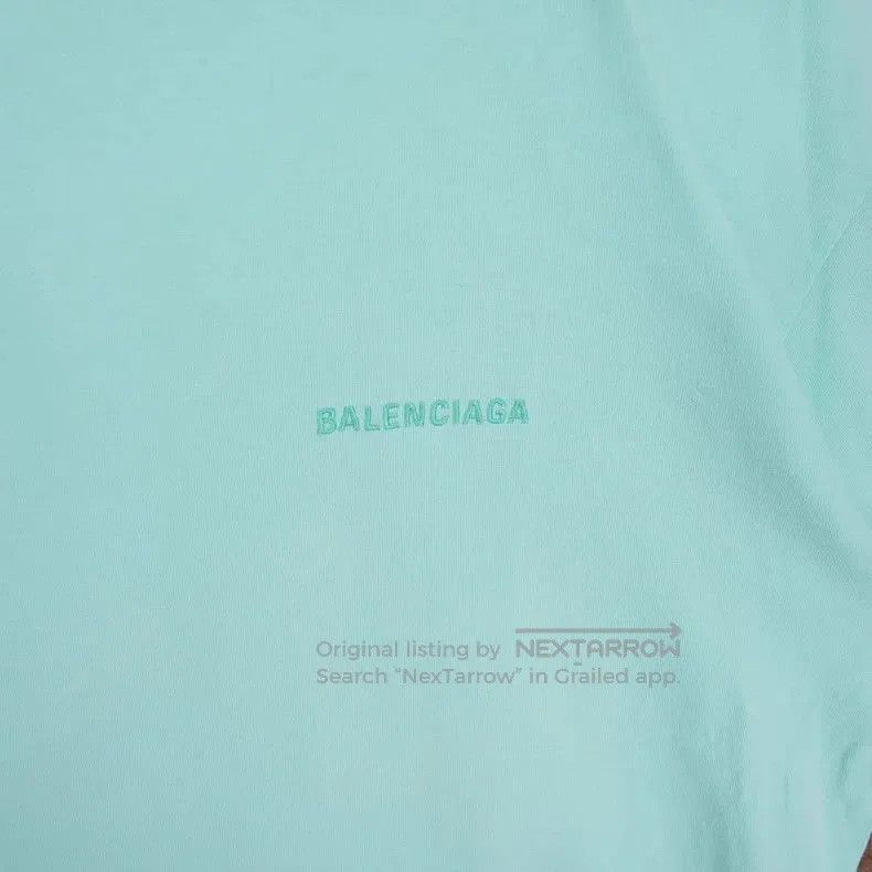 Balenciaga Balenciaga Embroidered Logo Green T. Size US M / EU 48-50 / 2 - 4 Thumbnail