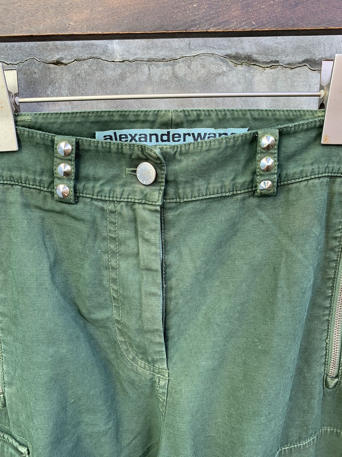 Alexander Wang Studded Multi Zipper Cargo Pants Size US 28 / EU 44 - 5 Thumbnail