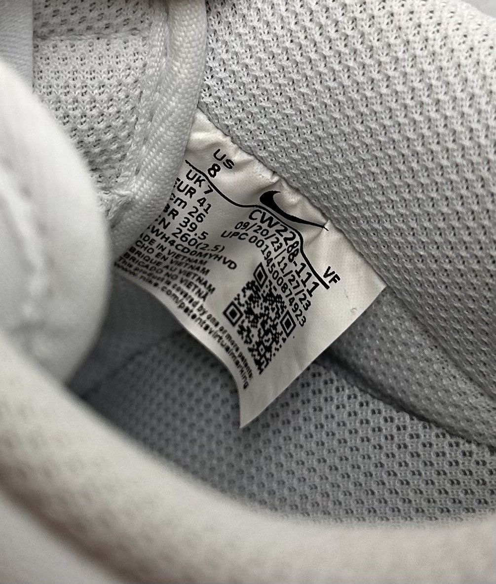 Nike Nike Air Force 1 Low White Size US 8 / EU 41 - 7 Thumbnail