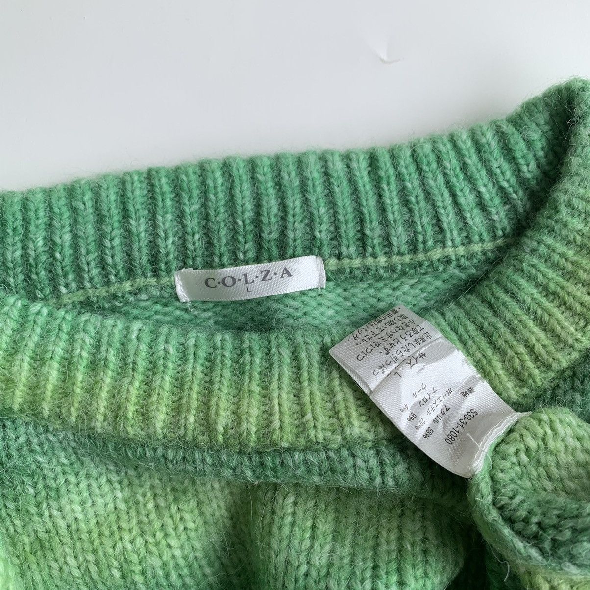 Japanese Brand Vintage gradient striped mohair wool patterned by Colza Size US L / EU 52-54 / 3 - 7 Thumbnail