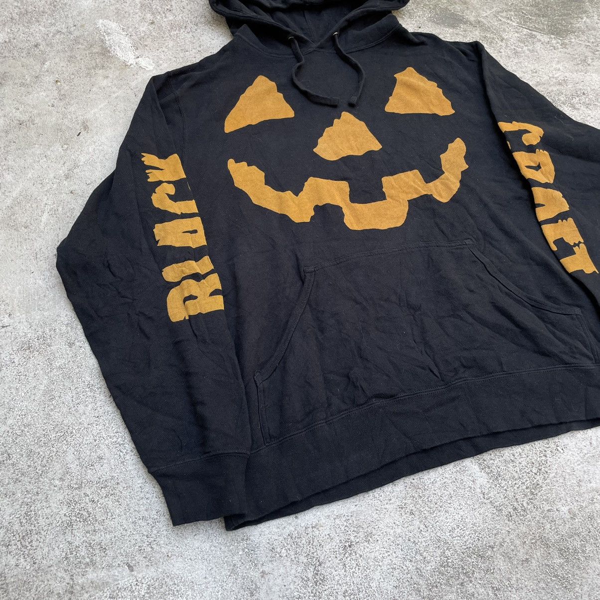 Vintage Vintage 90s Halloween Pumpkin Graphic Hoodie Grunge Black L Size US L / EU 52-54 / 3 - 2 Thumbnail