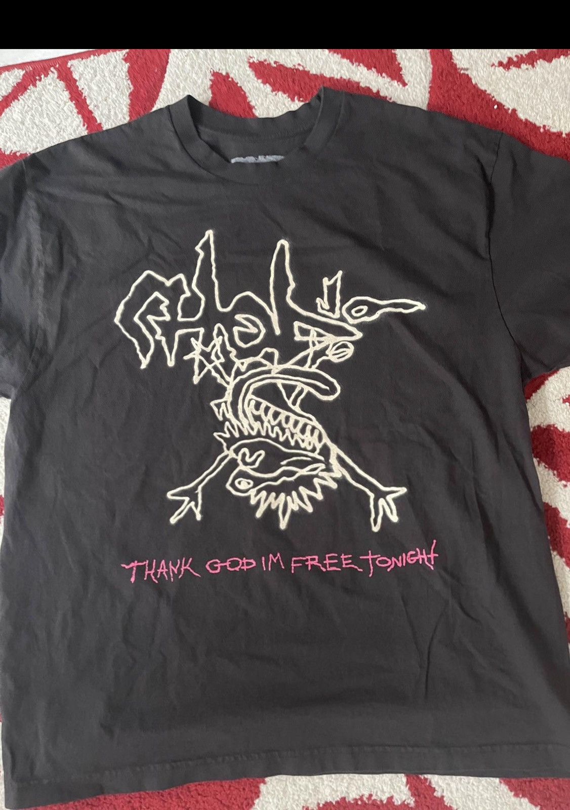 THANK GOD IM FREE TONIGHT EUROPEAN MERCH SIZE LARGE
