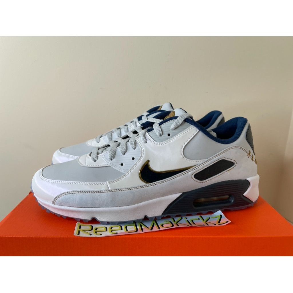 image of Nike Air Max 90 Golf The Players Championship Mens 9Us Shoes in White